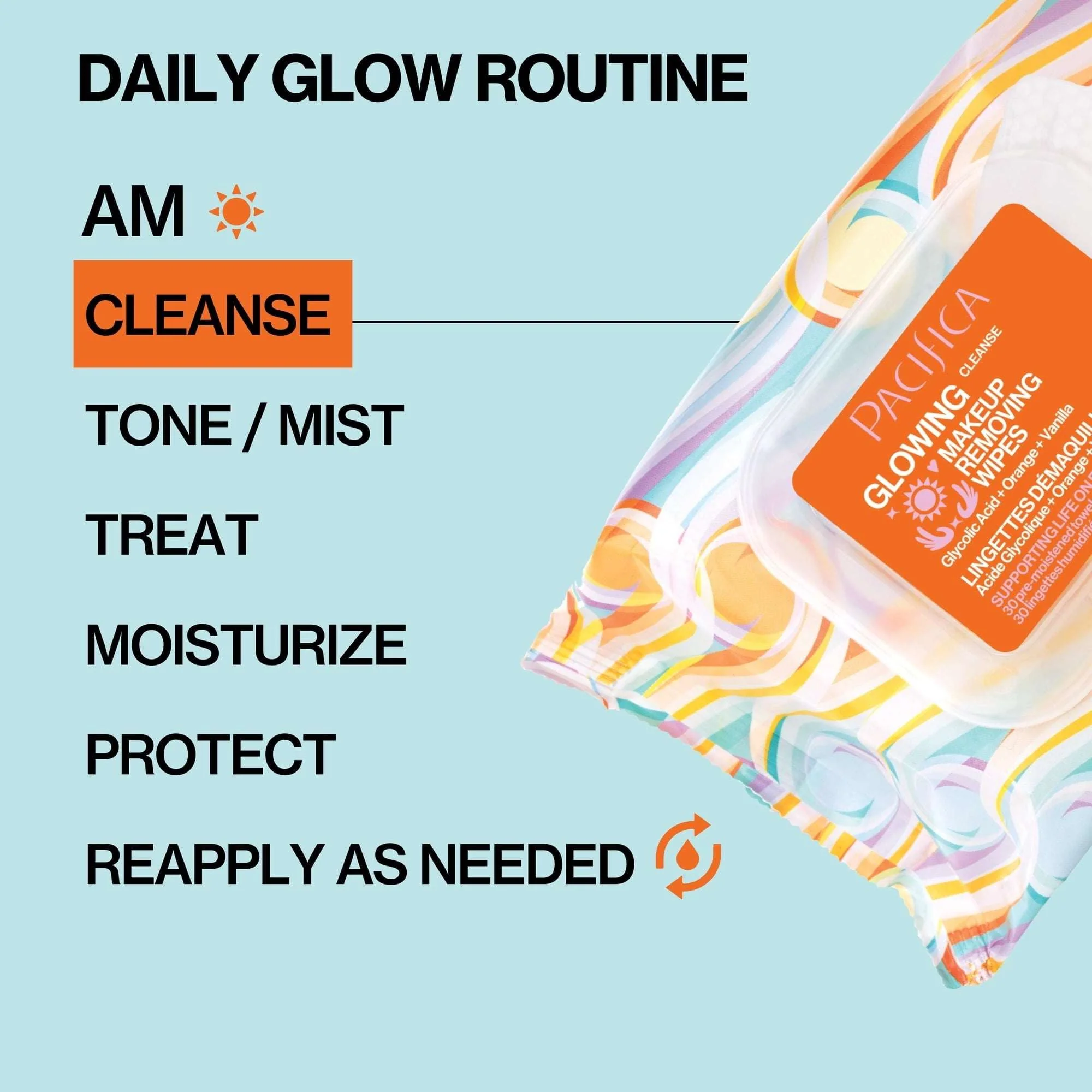 Pacifica Glowing Makeup Removing Wipes 30 Count - Image 5