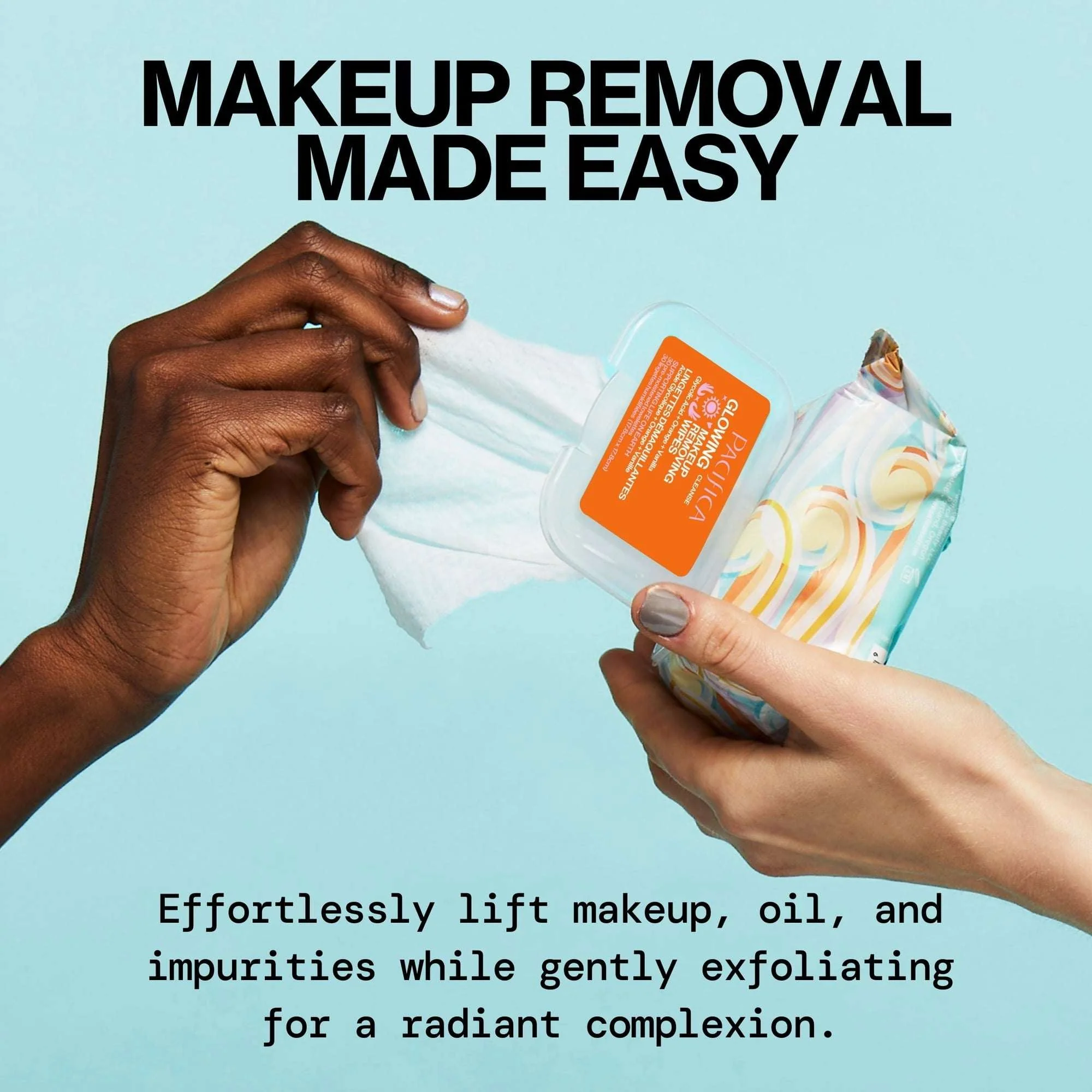 Pacifica Glowing Makeup Removing Wipes 30 Count - Image 6
