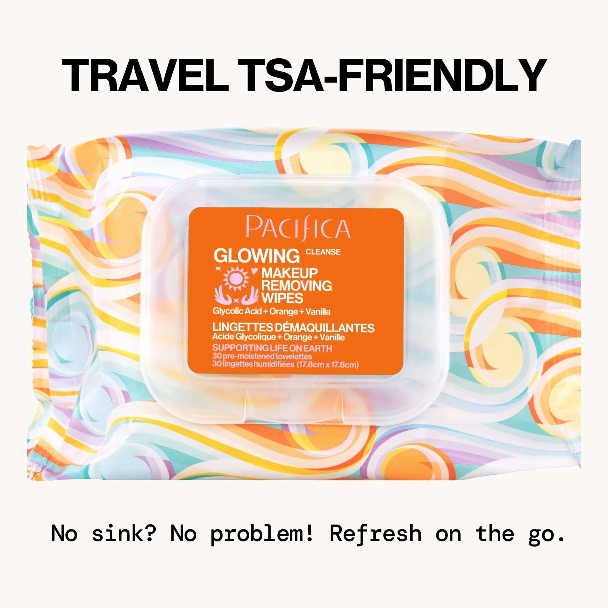 Pacifica Glowing Makeup Removing Wipes 30 Count - Image 7