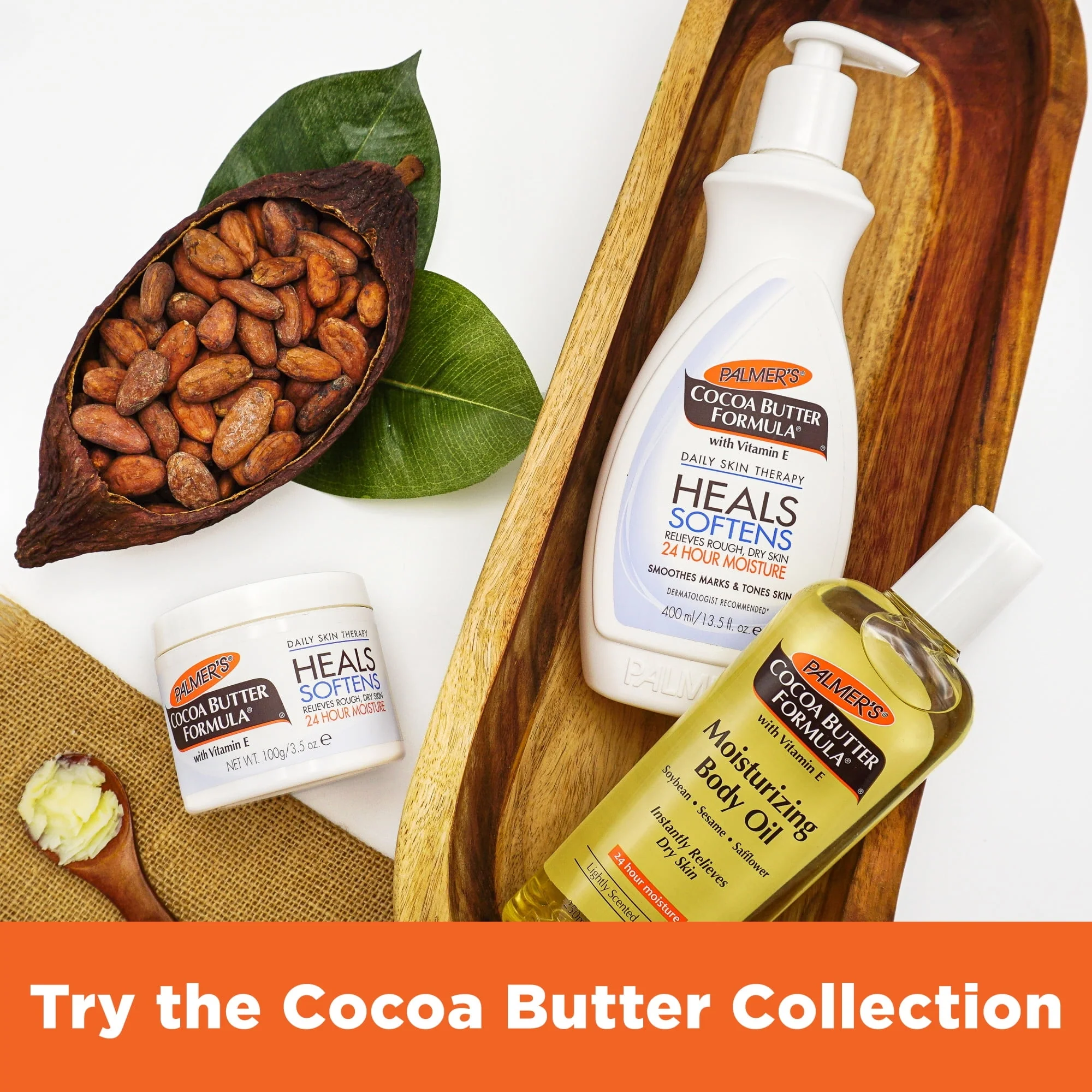 Palmer's Cocoa Butter Formula Solid Lotion with Vitamin E, 3.5 oz. Moisturizes & Soothes Dry Skin - Image 3