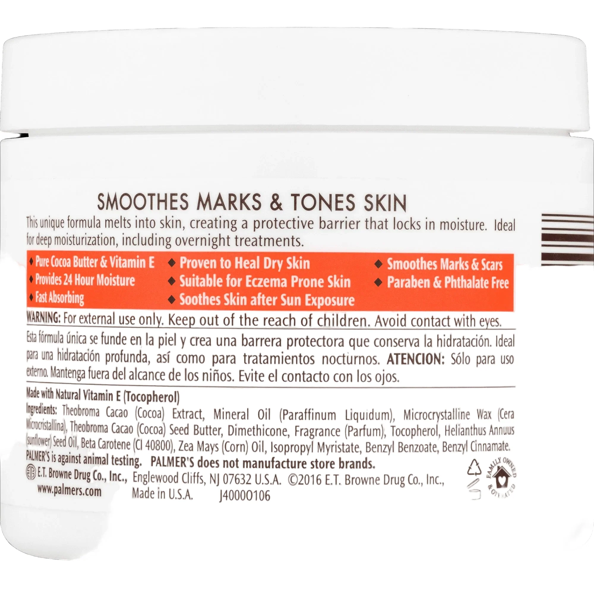 Palmer's Cocoa Butter Formula Solid Lotion with Vitamin E, 3.5 oz. Moisturizes & Soothes Dry Skin - Image 7
