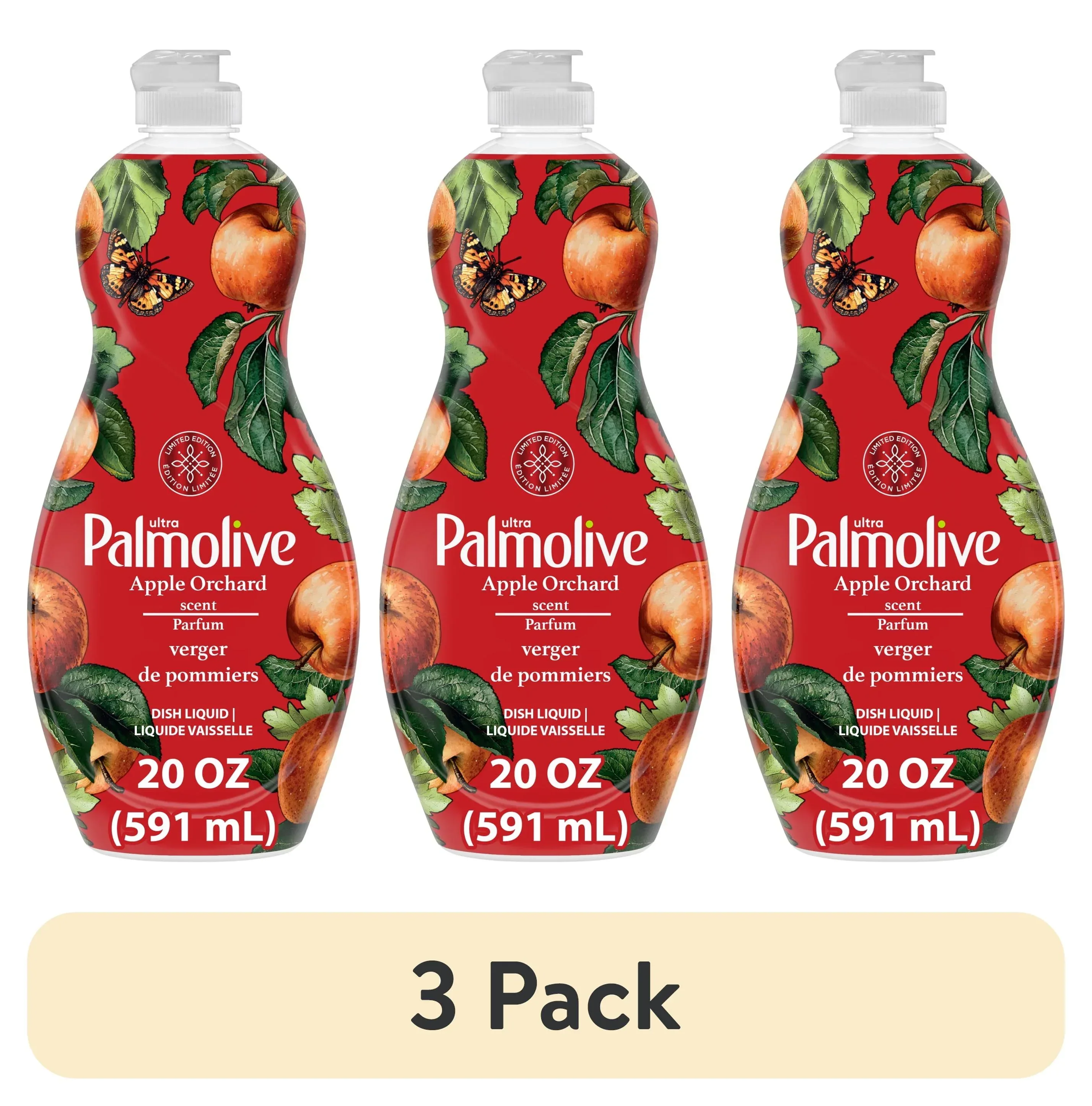 Palmolive Ultra Strength Liquid Dish Soap, Limited Edition, Apple Orchard Scent, 20 fl oz Bottle - Image 9