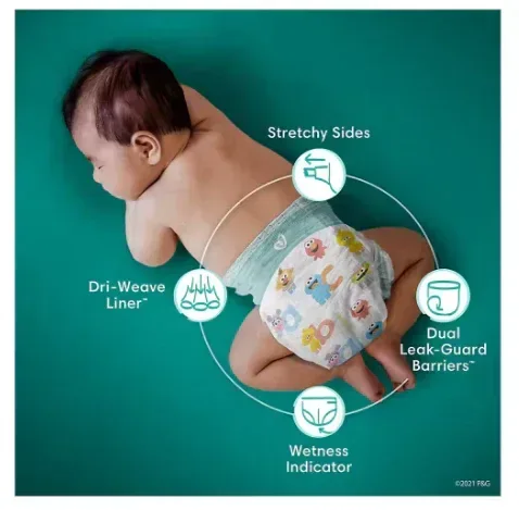 Pampers Baby Dry Diapers (Select Size) - Image 2