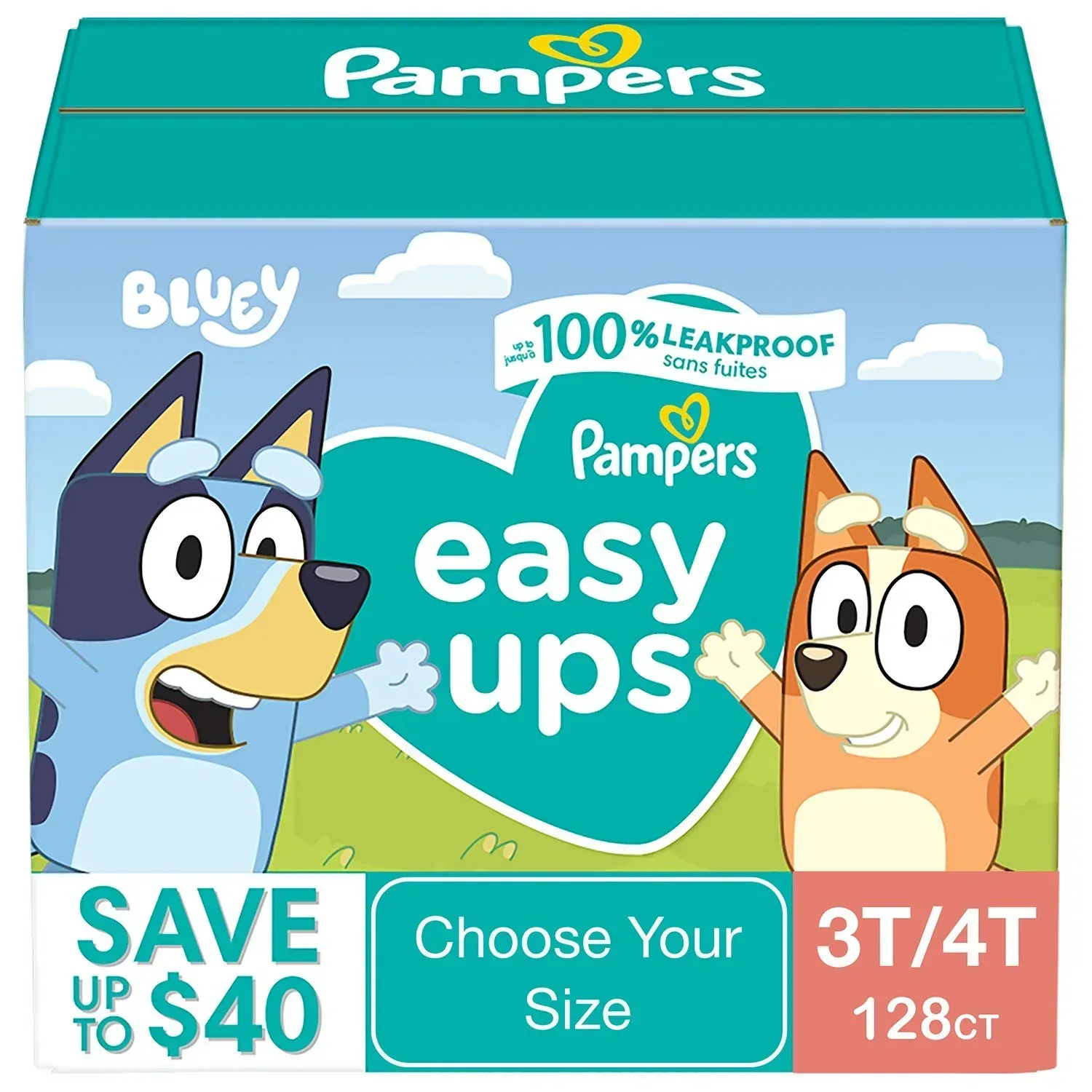 Pampers Easy Ups Training Pants Underwear, Sizes 2T-6T - Image 25