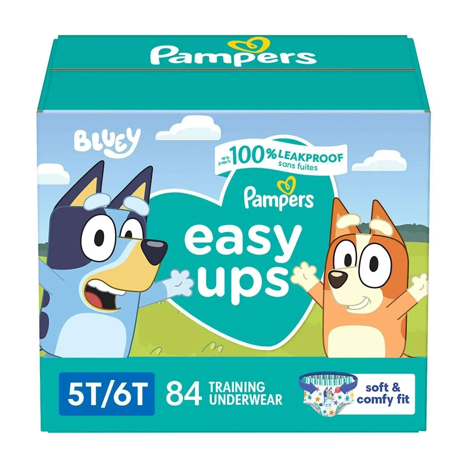 Pampers Easy Ups Training Pants Underwear, Sizes 2T-6T - Image 8