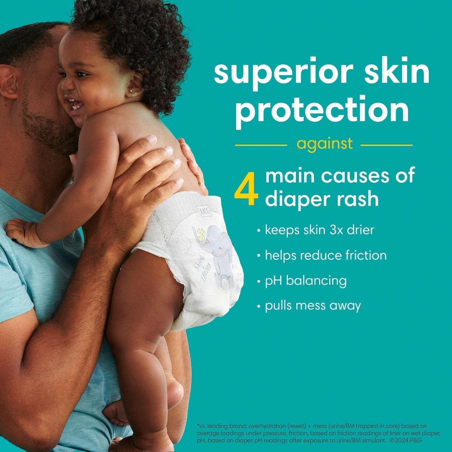 Pampers Swaddlers Diapers, Sizes Newborn-8 - Image 13
