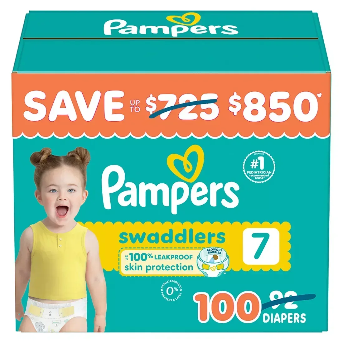 Pampers Swaddlers Ultra-Absorbent Baby Diapers (Select Size) - Image 10