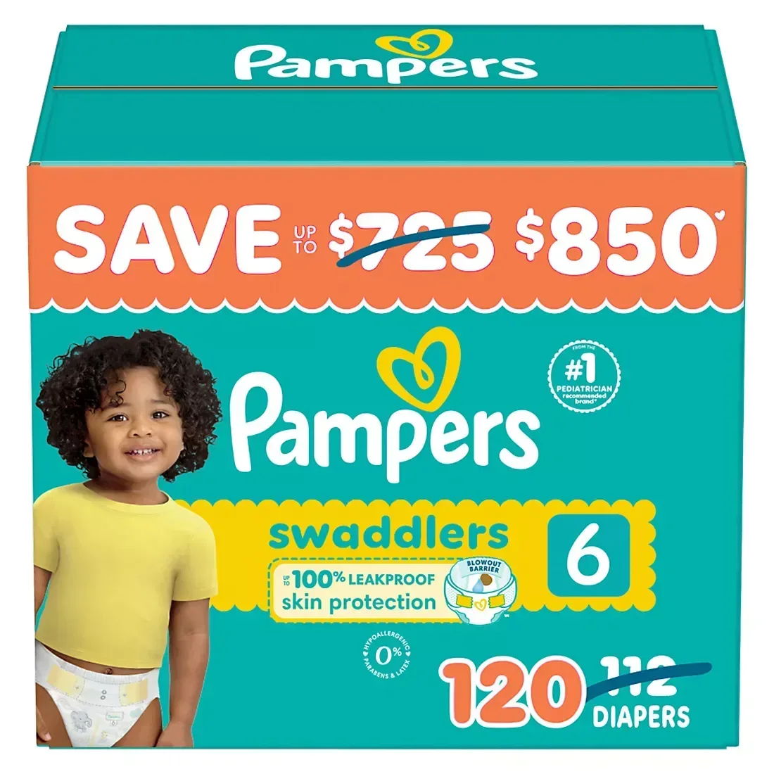 Pampers Swaddlers Ultra-Absorbent Baby Diapers (Select Size) - Image 9