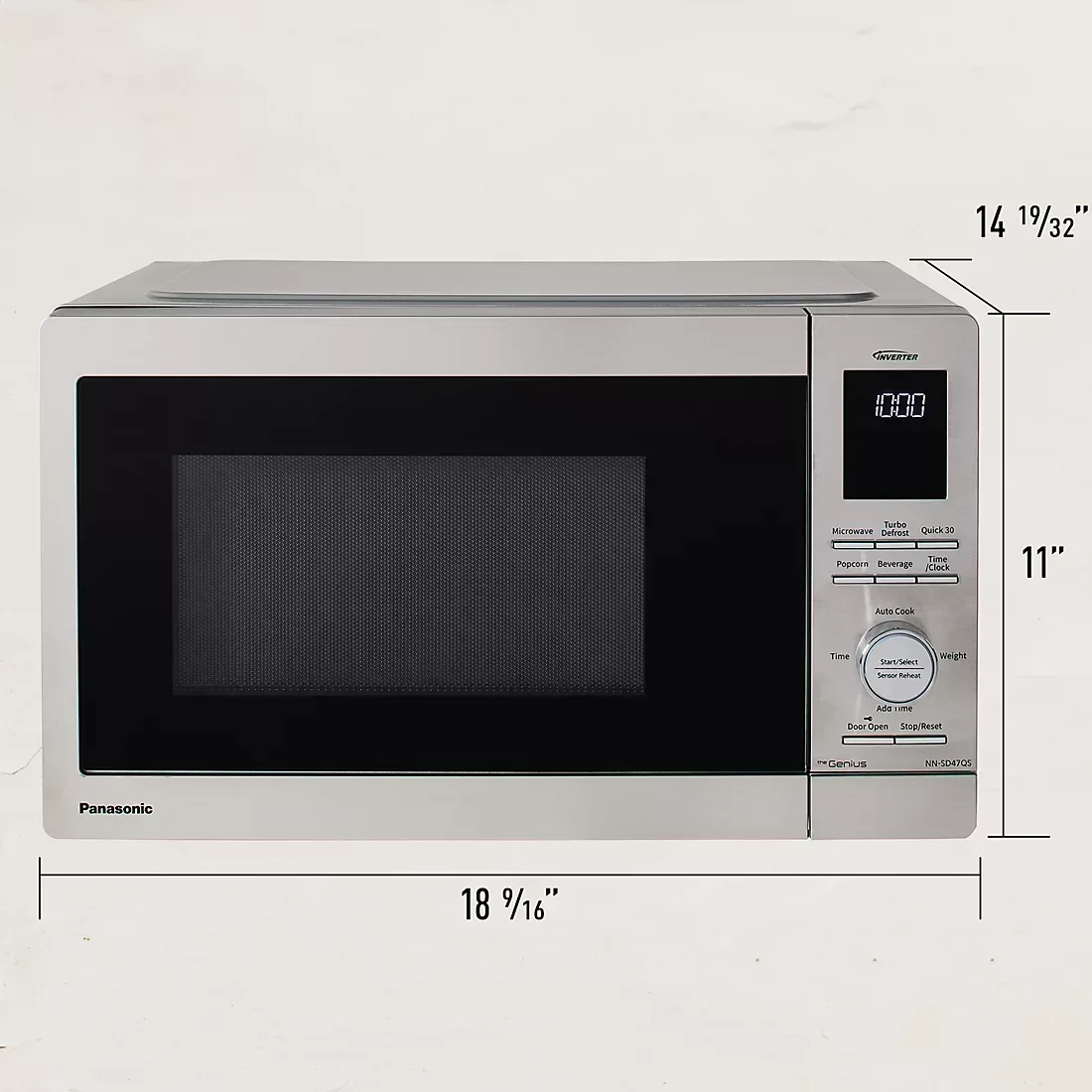 Panasonic 1.3-Cu.-Ft. Microwave Oven - Stainless Steel - Image 3