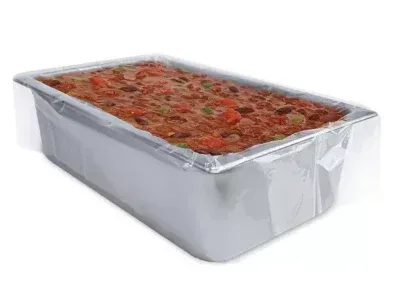 PanSaver Ovenable Pan Liners for 4” to 6” Deep Medium & Deep Half Size Pan (100 pk.) - Image 2
