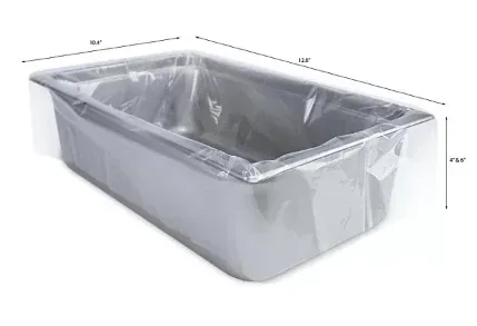 PanSaver Ovenable Pan Liners for 4” to 6” Deep Medium & Deep Half Size Pan (100 pk.) - Image 3