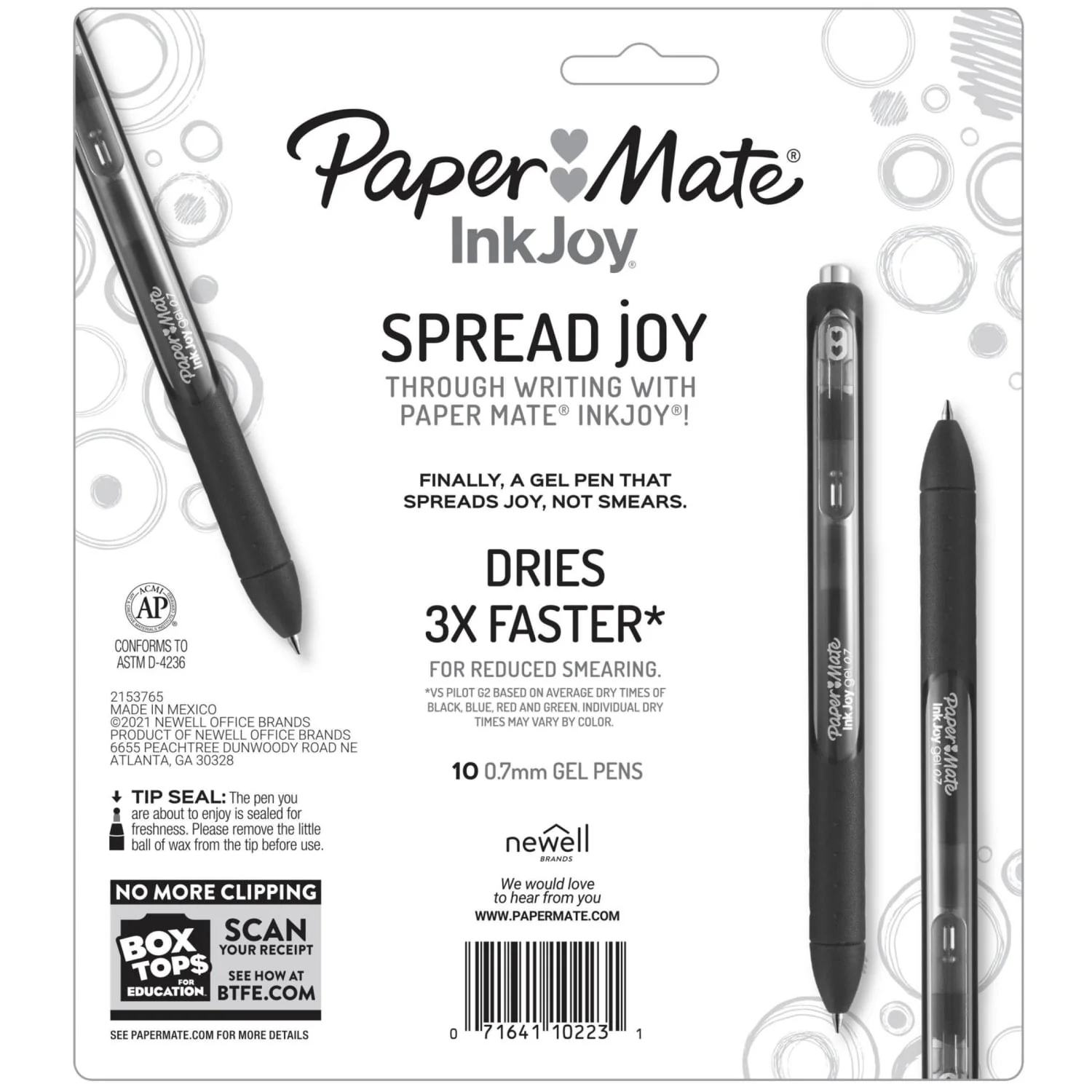 Paper Mate InkJoy Gel Pens, Medium Point (0.7 mm), Assorted Colors - Image 3