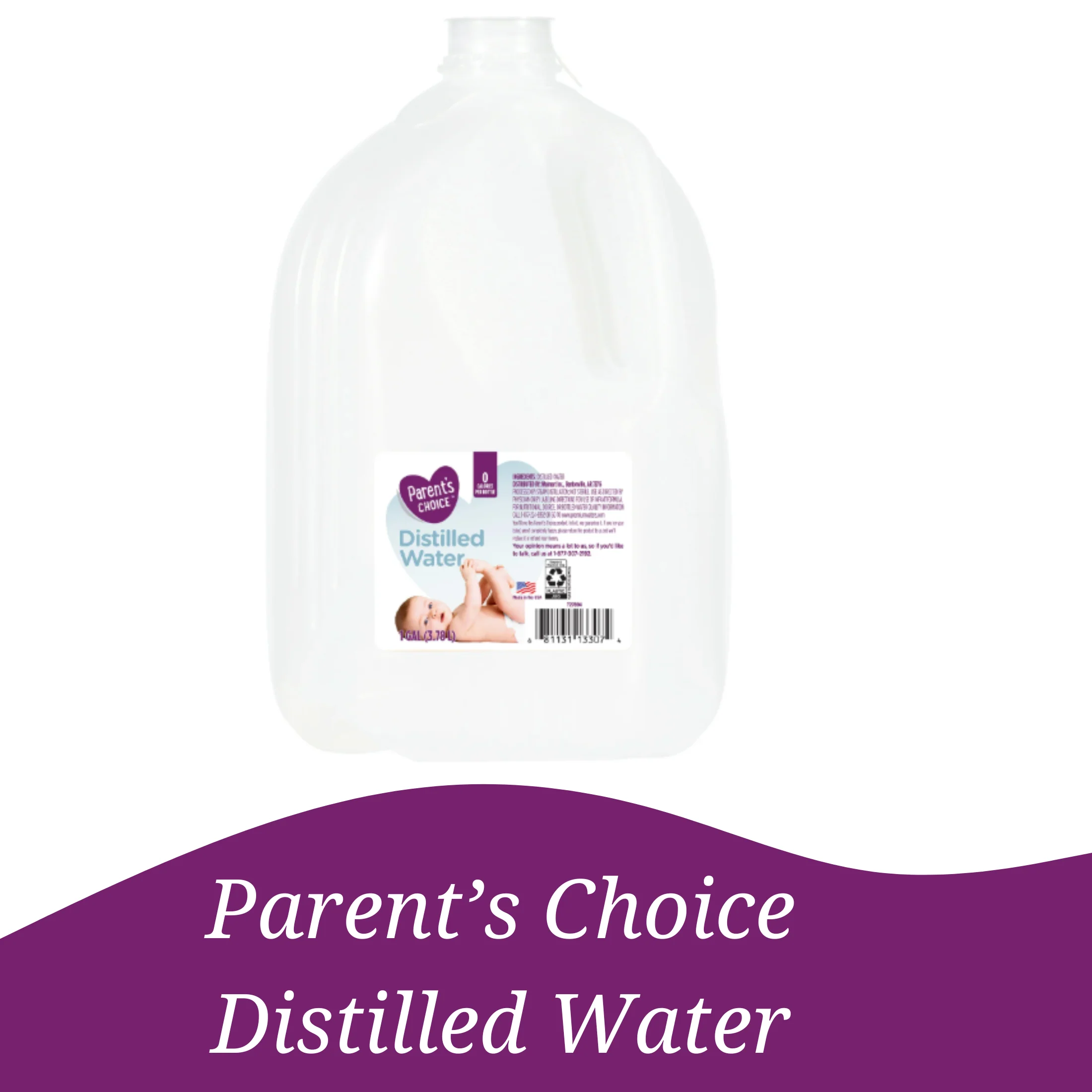 Parent's Choice Distilled Water, 1 Gallon - Image 2