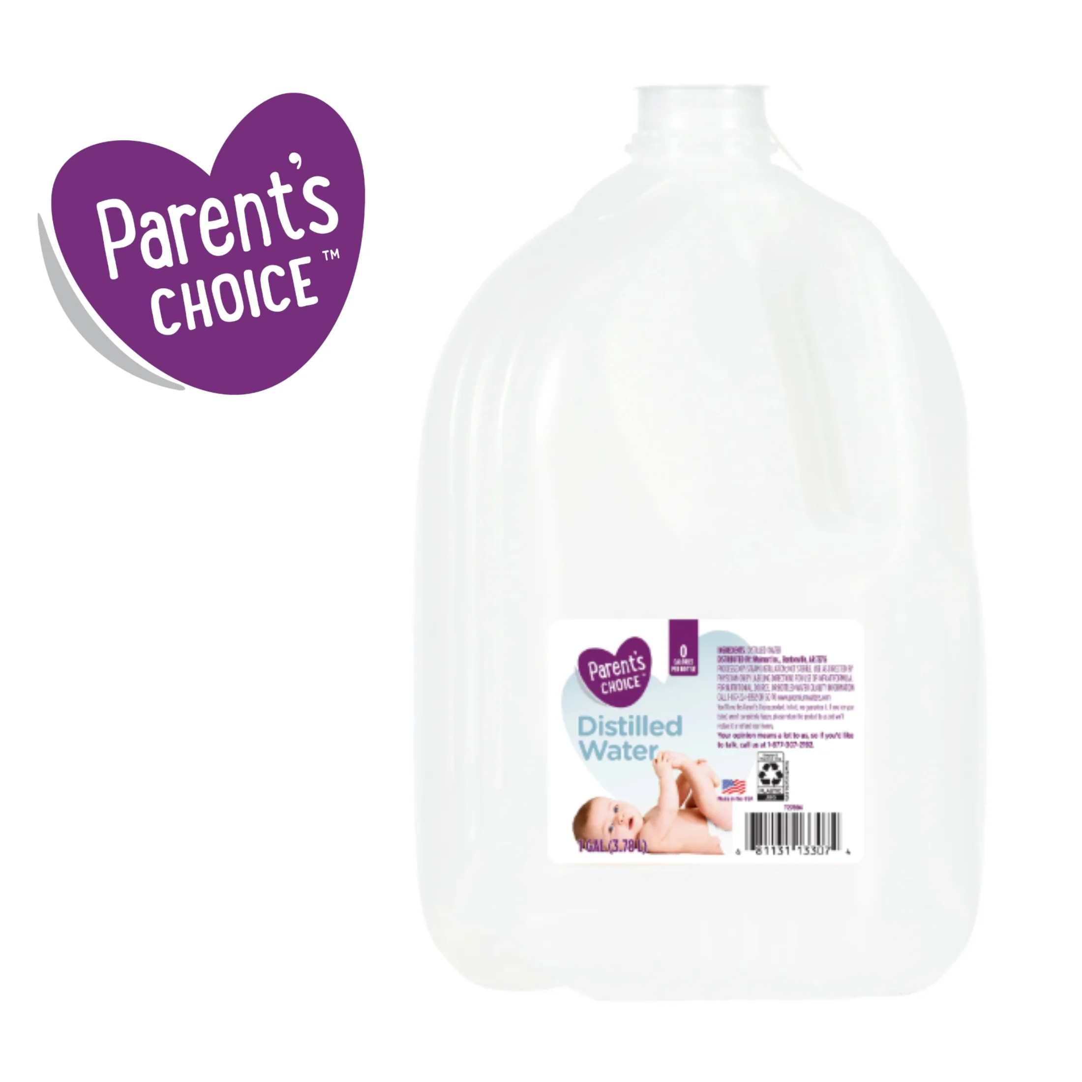Parent's Choice Distilled Water, 1 Gallon - Image 3