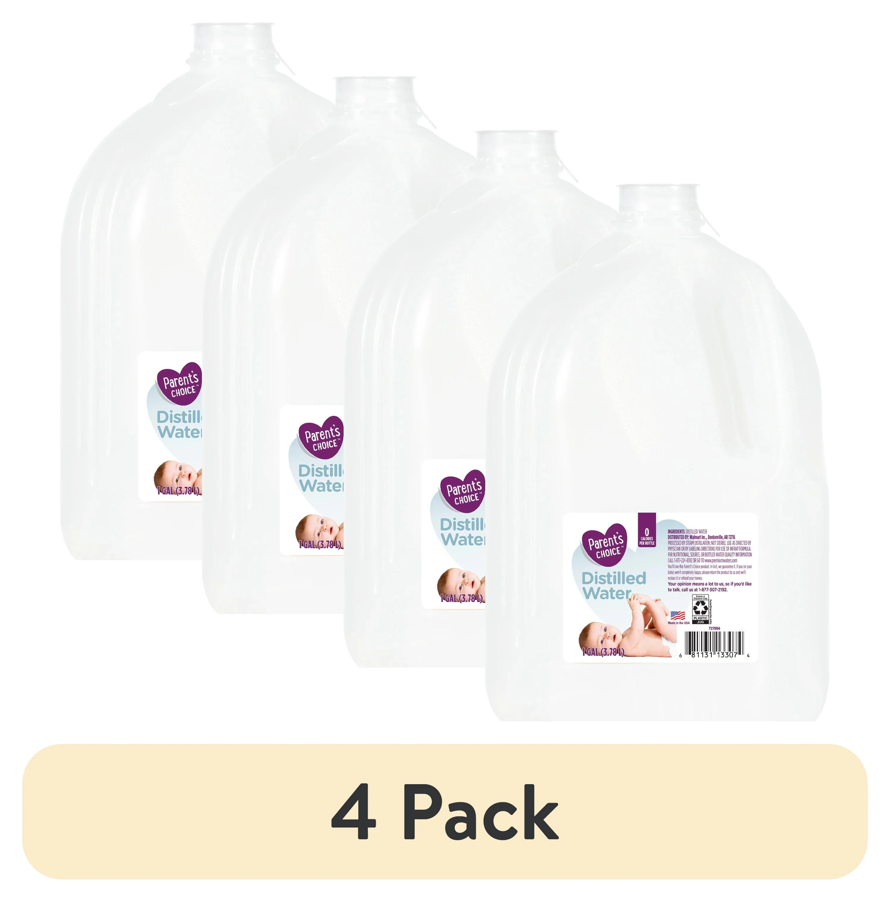 Parent's Choice Distilled Water, 1 Gallon - Image 5