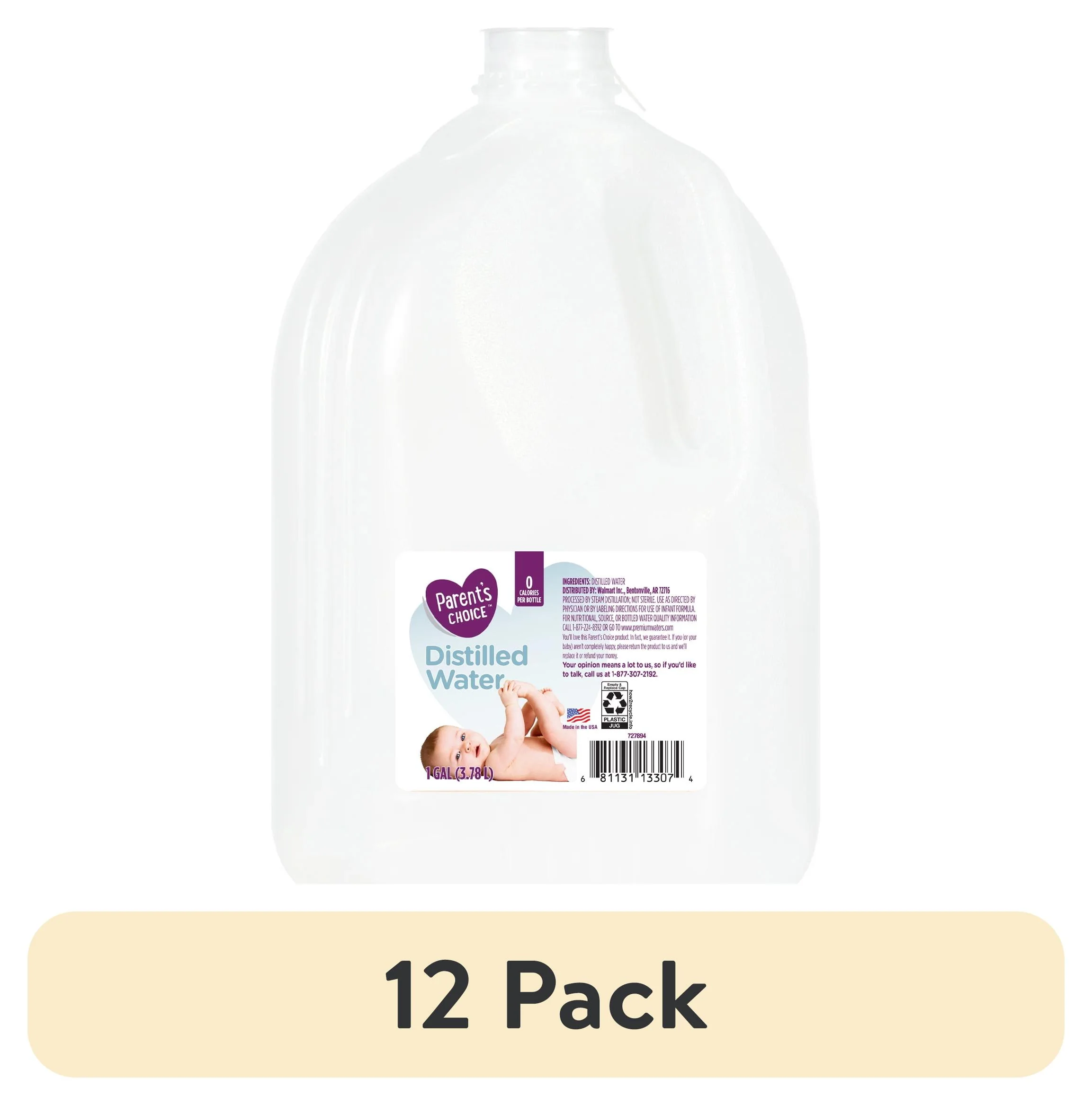 Parent's Choice Distilled Water, 1 Gallon - Image 7