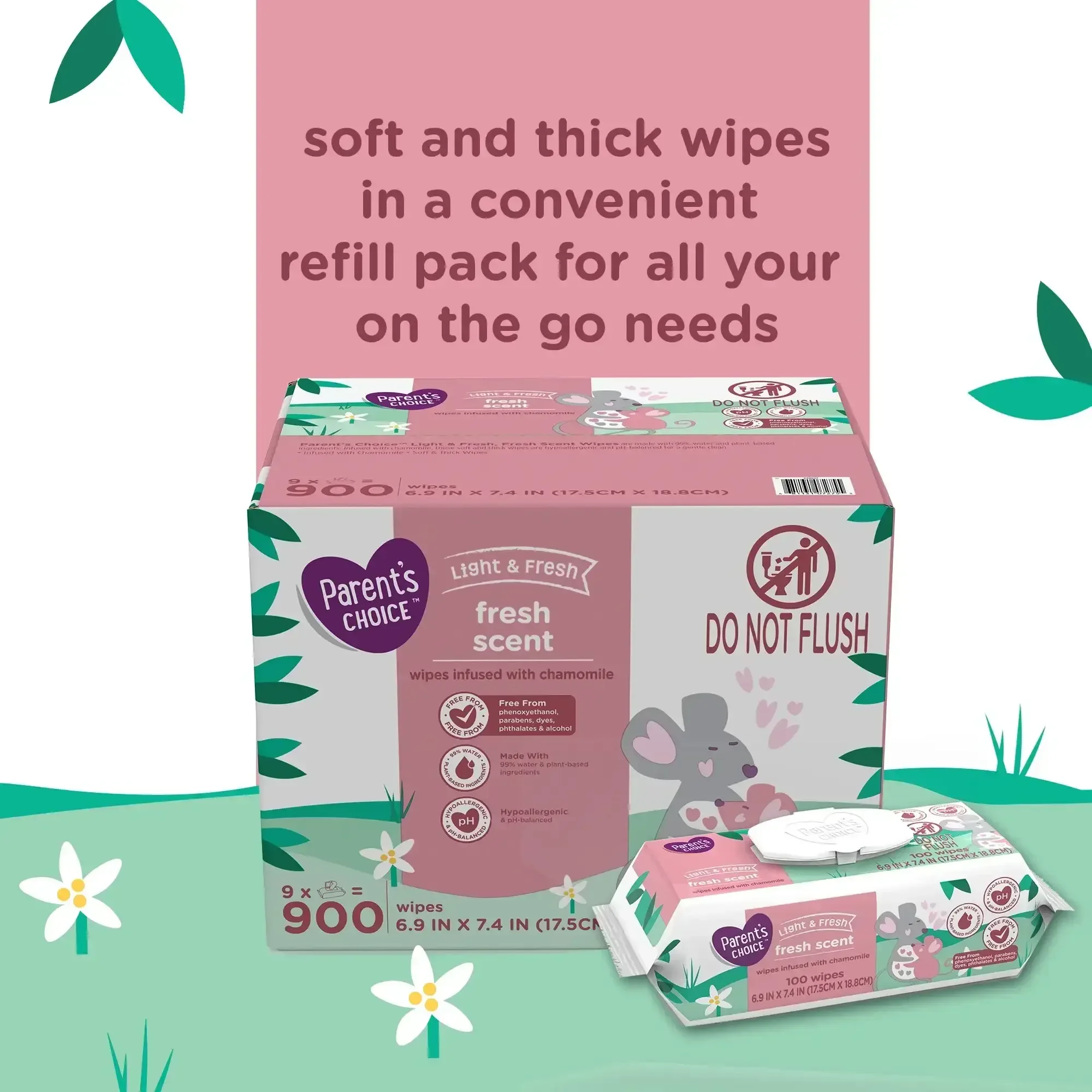 Parent's Choice Fresh Scent Baby Wipes - Image 12