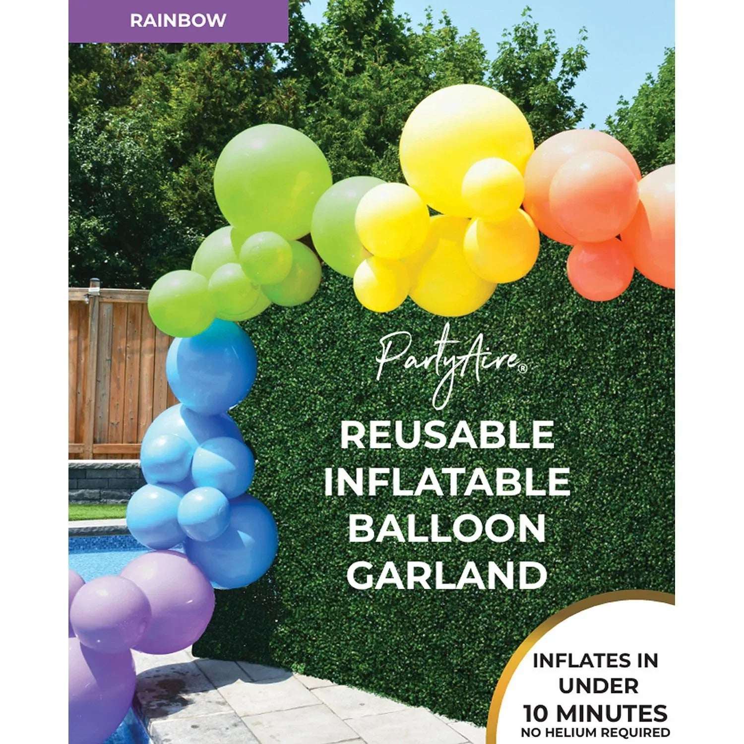 PartyAire 18' Reusable PVC Balloon Arch, 28 pc. - Image 15