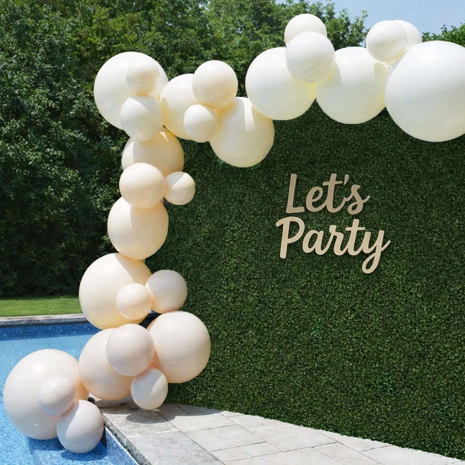 PartyAire 18' Reusable PVC Balloon Arch, 28 pc. - Image 4