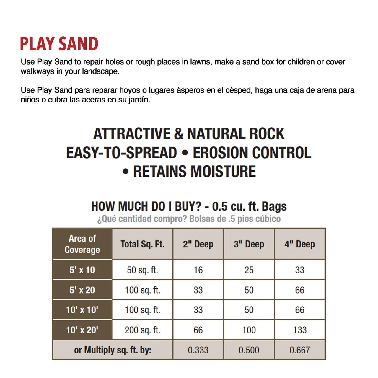 Pavestone .5 Cu. ft. Bagged Natural Brown Play Sand - Image 4