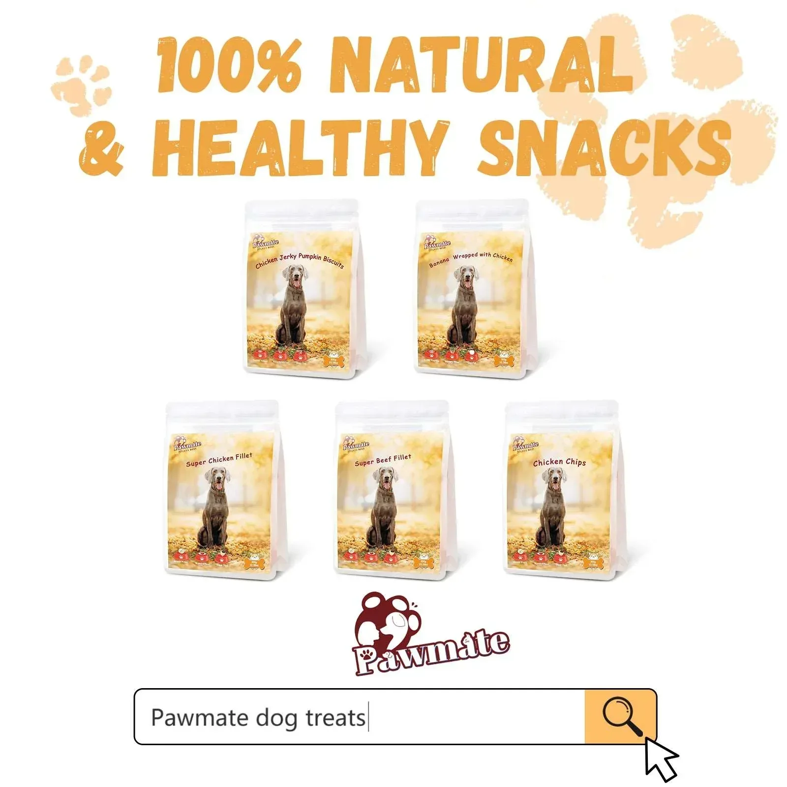 Pawmate Chicken Jerky Wrapped Pumpkin Biscuits Dog Treats, Promote Digestion Soft Chews for All Dogs, 11 oz - Image 8