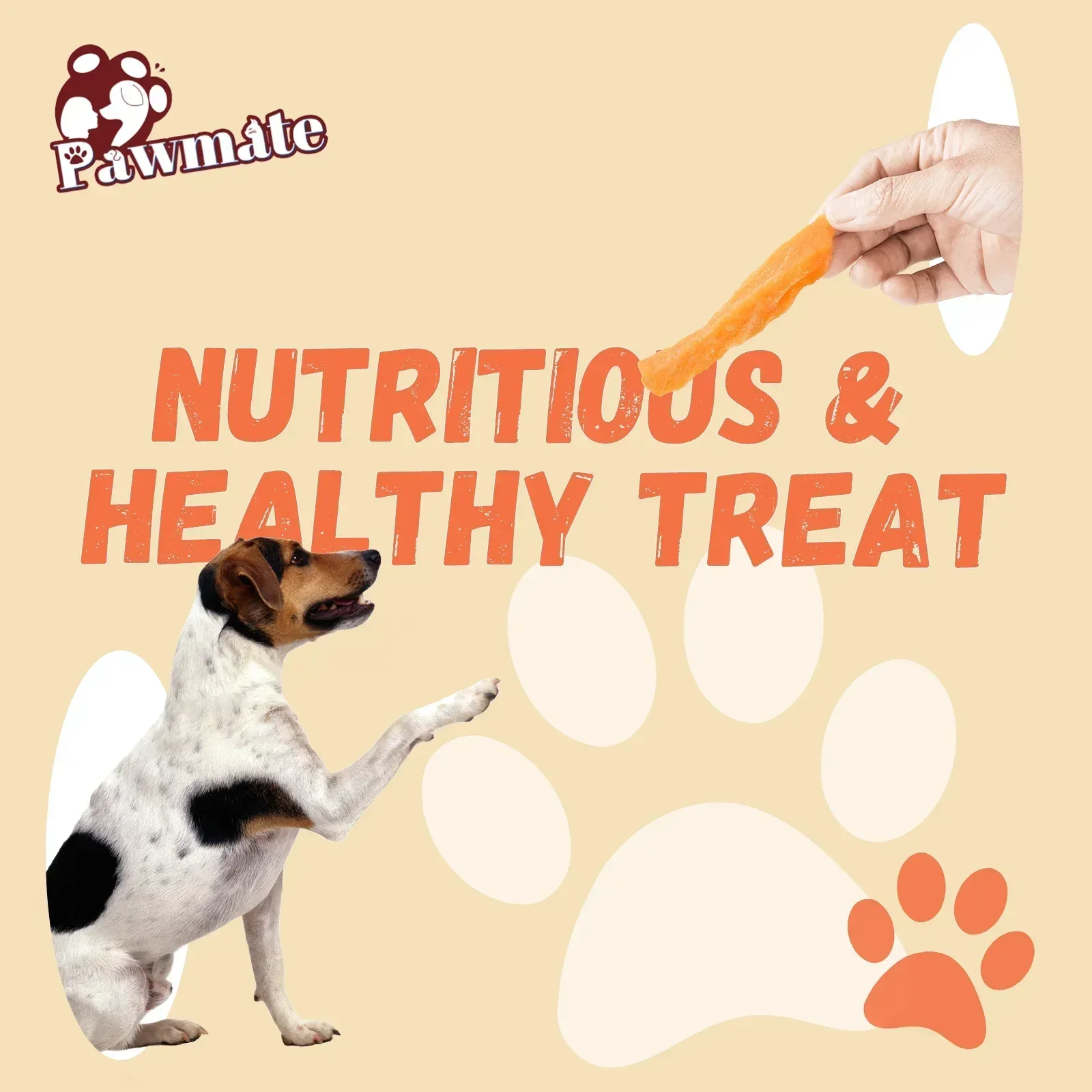 Pawmate Sweet Potato Dog Treats, Promote Digestion Soft Chews for All Dogs, 30 ct Packet - Image 11