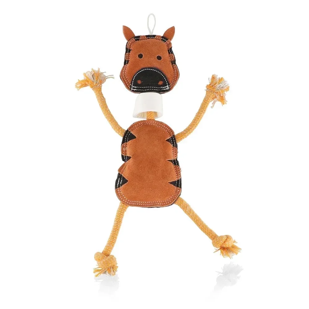 Pawpourri Brown Zebra Rope and Chew Toy for Dogs and Cats - Image 2
