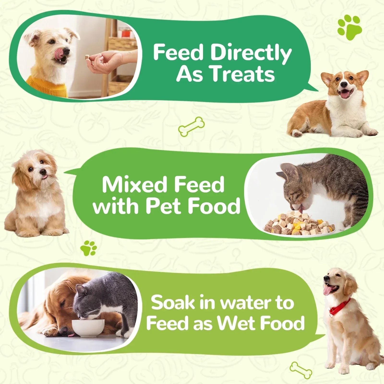 PAWUP Chicken Liver Freeze Dried Dog and Cat Treats, Single Ingredient, Grain Free, No Additives, High Protein Dog Toppers for Training, 4.6oz - Image 2