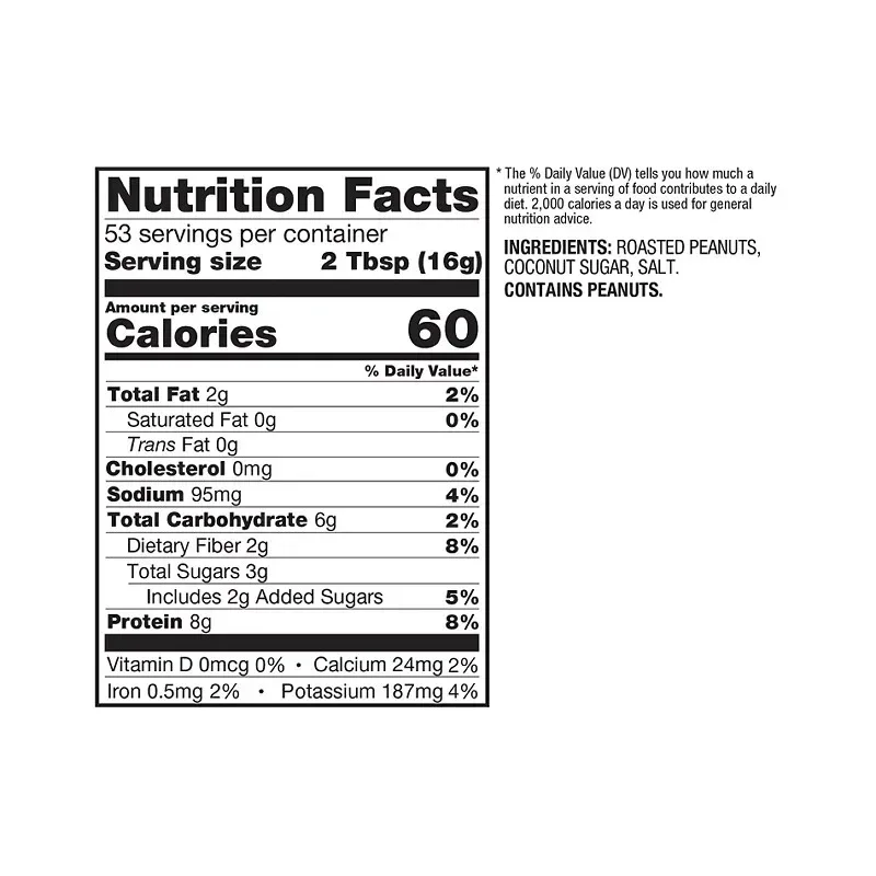 PBfit Classic Roasted Peanut Powder, 8g Protein Per Serving, 30oz. - Image 3