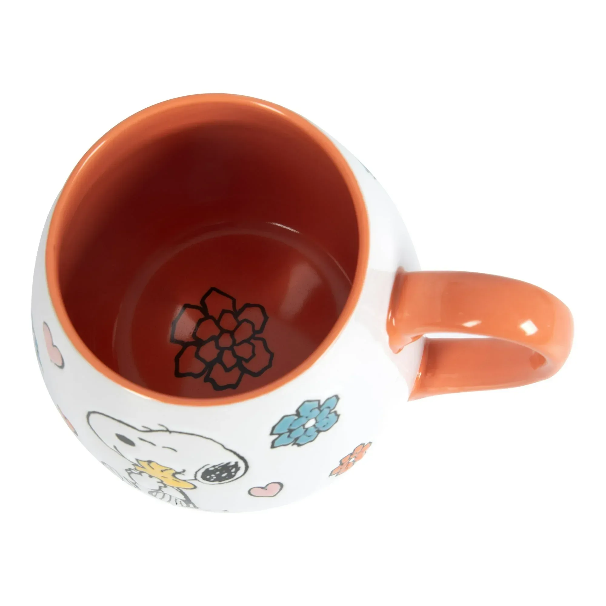 Peanuts Mother Baby Orange 20oz Ceramic Mug - Image 4