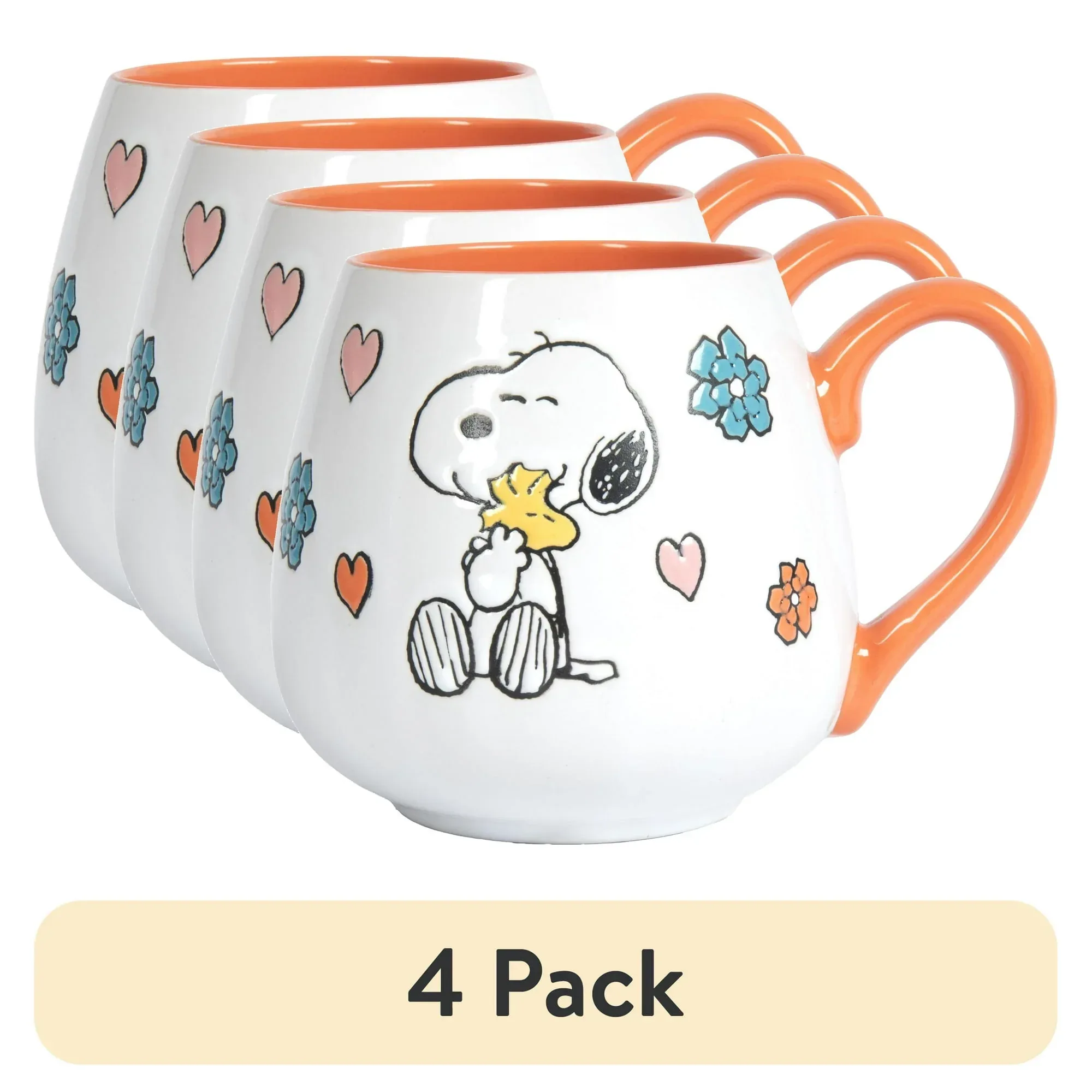 Peanuts Mother Baby Orange 20oz Ceramic Mug - Image 9