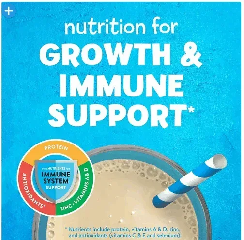 PediaSure Grow and Gain Nutrition Shake for Kids, Vanilla 8 fl. oz., 24 pk. - Image 3