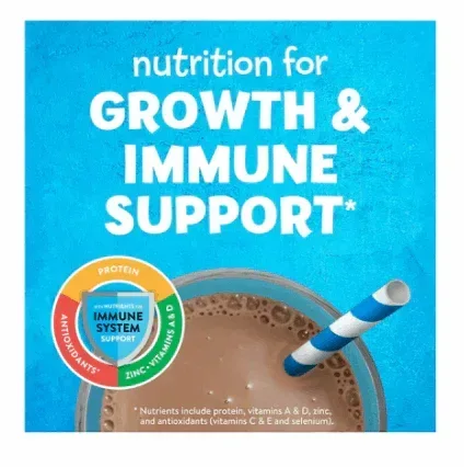 PediaSure Grow & Gain Kids Nutritional Shake Chocolate Ready-to-Drink Bottles, 24 pk./8 fl. oz - Image 2