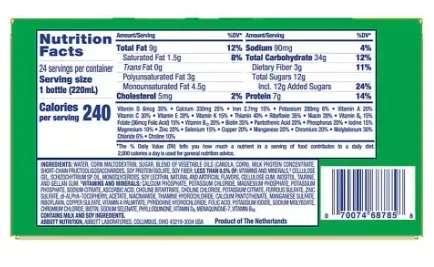 PediaSure Grow & Gain with Fiber Kids Vanilla Nutritional Shake, 24 pk./7.4 fl. oz. - Image 3