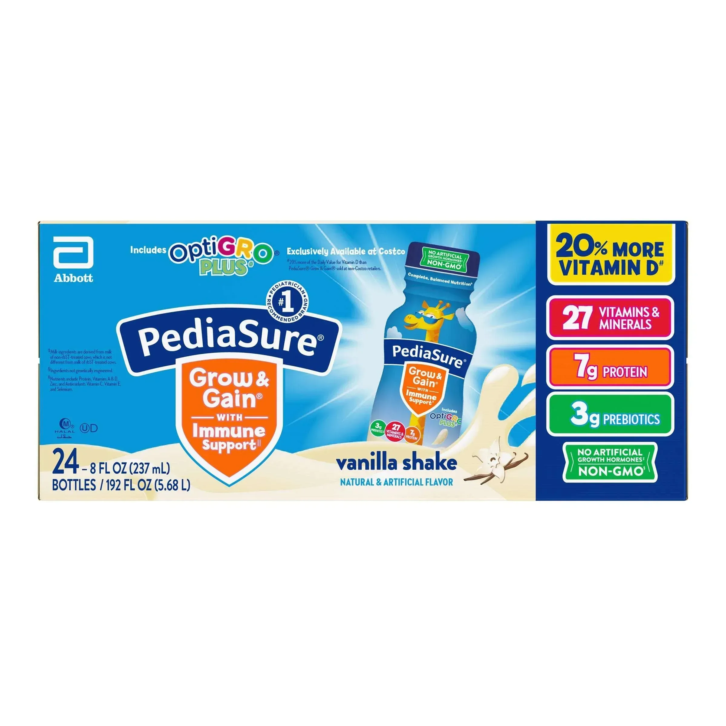 PediaSure with OptiGRO Plus Kids Shake, 8 fl oz., 24-count - Image 2