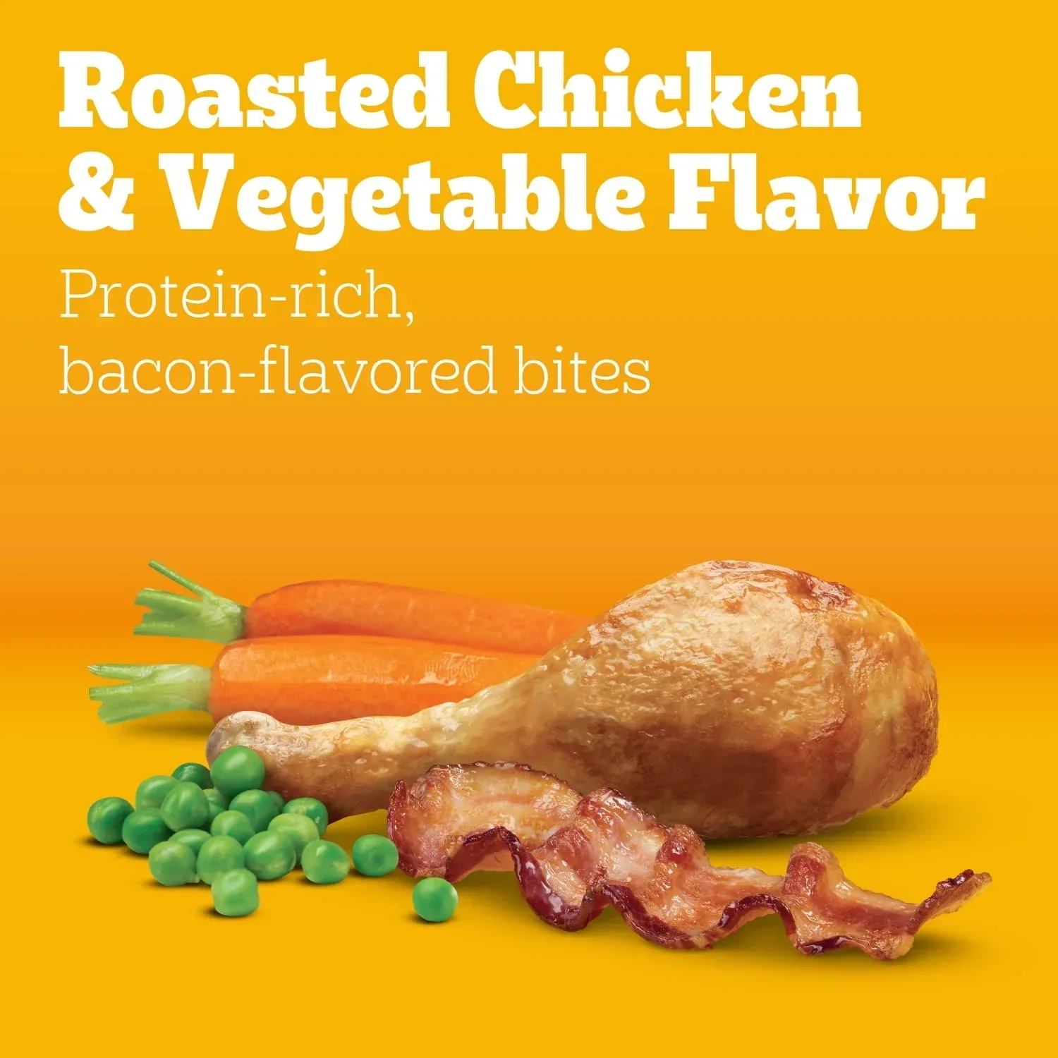 Pedigree Adult Dry Dog Food Roasted Chicken & Vegetable Flavor With Bacon Flavored Bites - Image 15