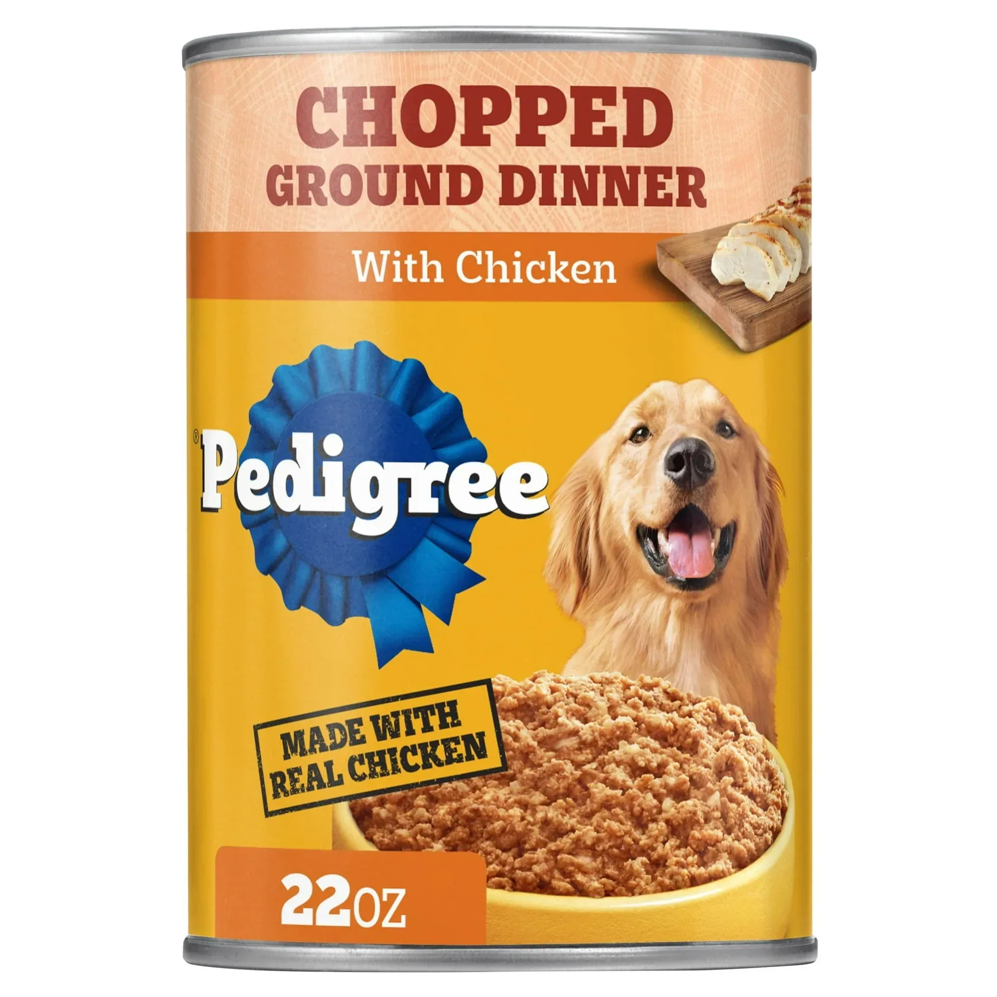 Pedigree Chopped Ground Dinner With Chicken Adult Soft Wet Dog Food, (12) 22 oz Cans - Image 13