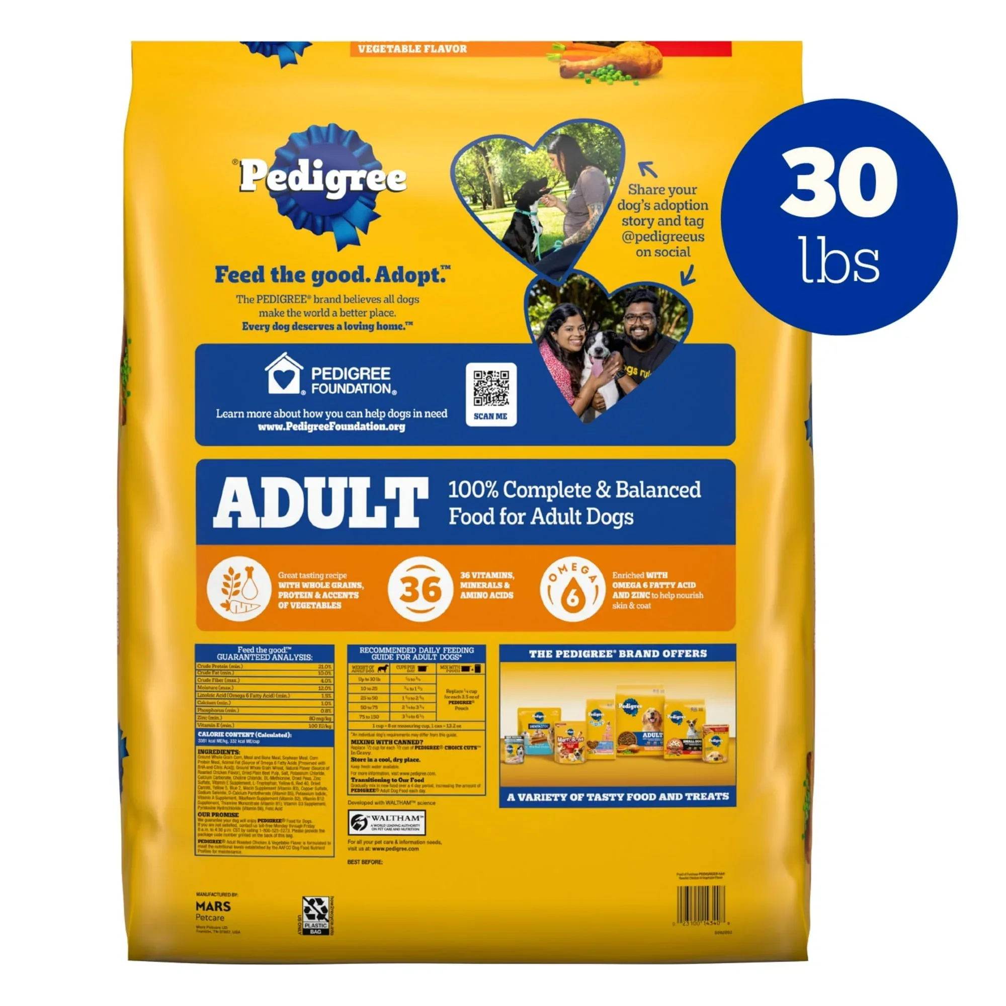Pedigree Complete Nutrition Adult Dry Dog Food, Roasted Chicken & Vegetable Flavor - Image 24