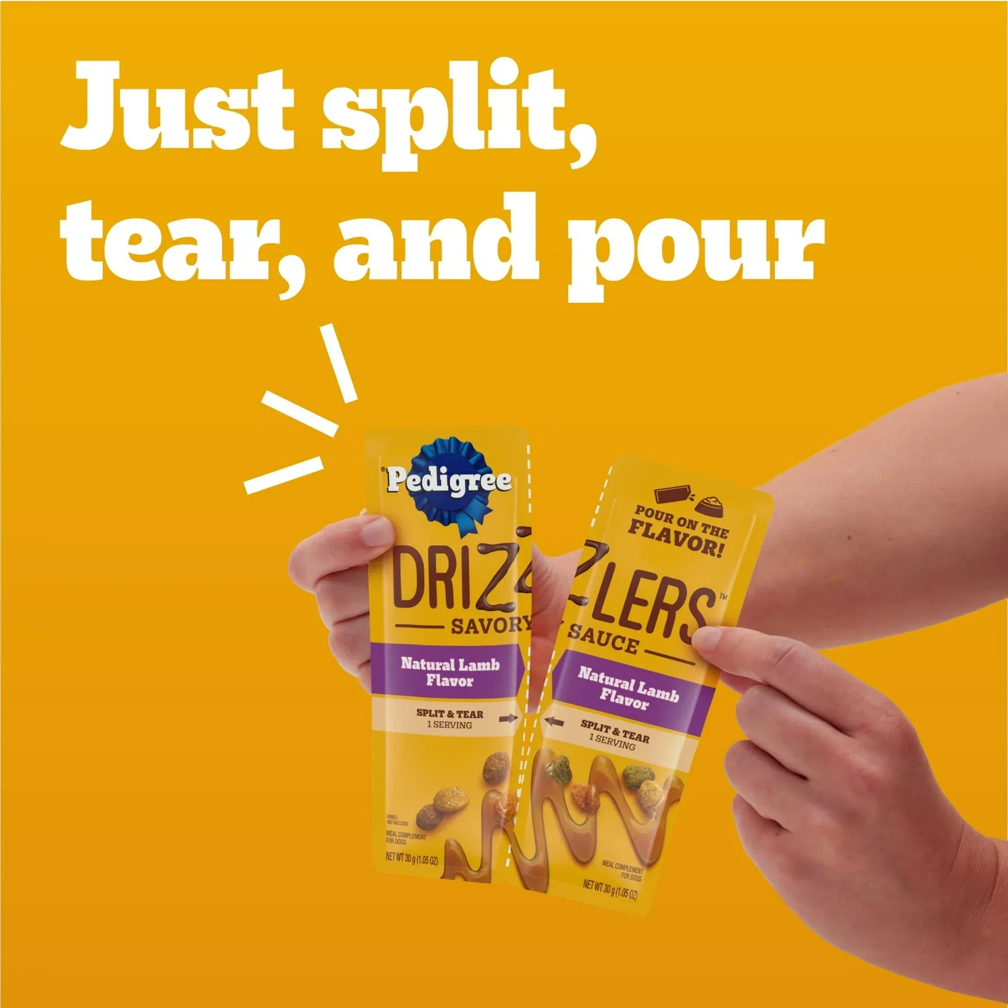 Pedigree Drizzlers Natural Flavor Savory Sauce Wet Dog, 2.1 Oz Twin Pouch (5 Pack) - Image 21