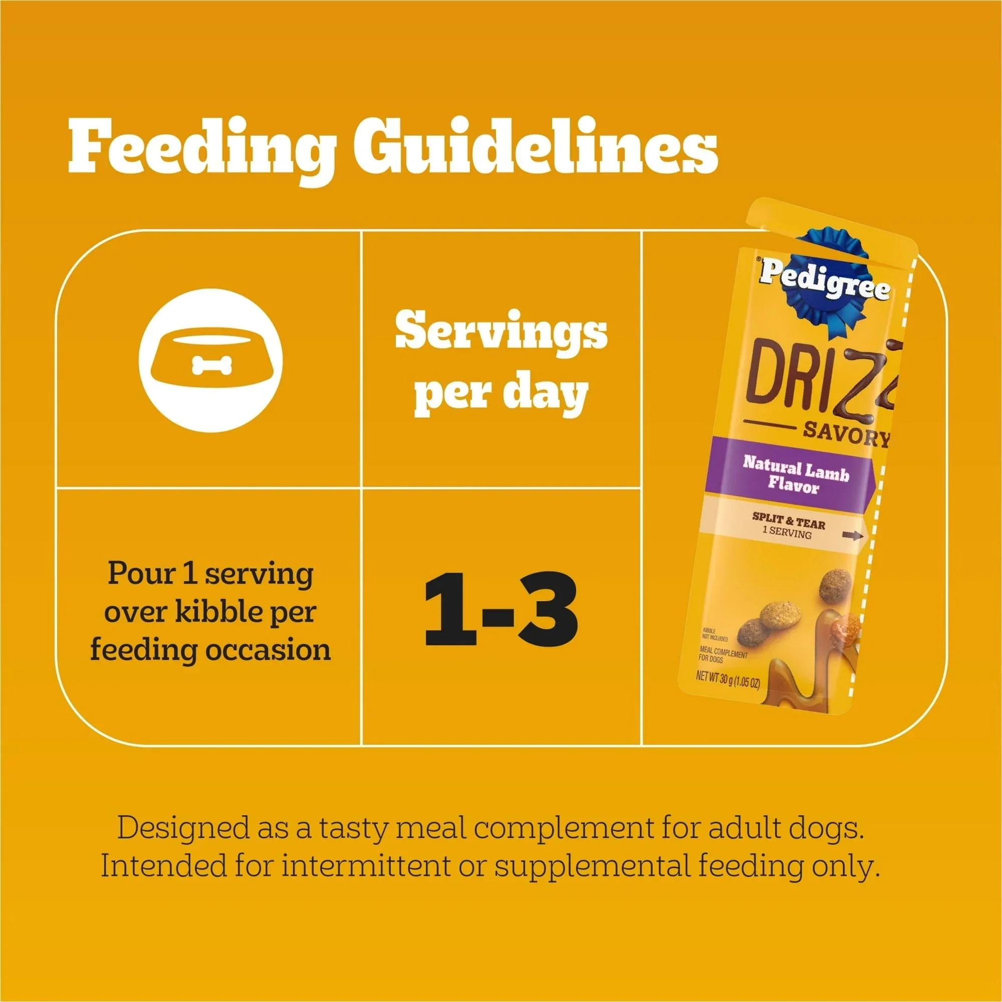 Pedigree Drizzlers Natural Flavor Savory Sauce Wet Dog, 2.1 Oz Twin Pouch (5 Pack) - Image 24