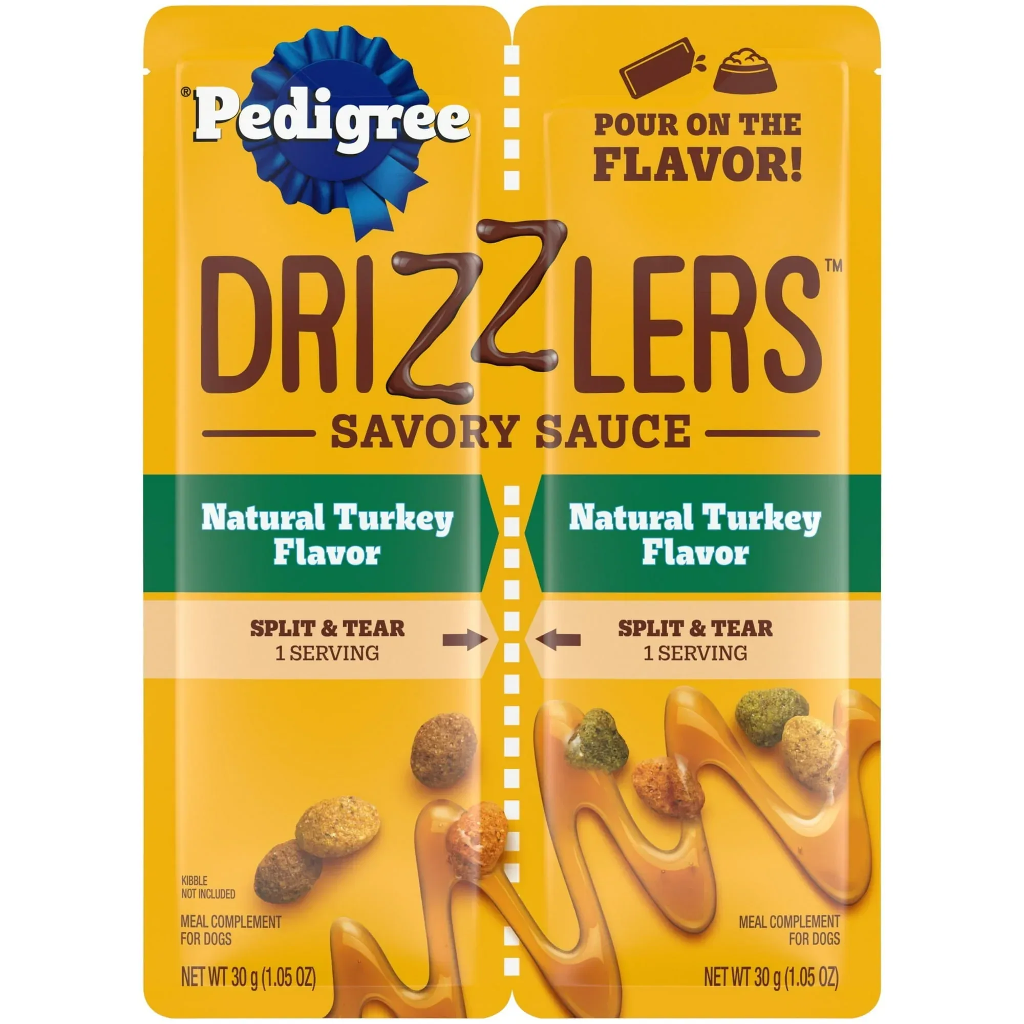 Pedigree Drizzlers Natural Flavor Savory Sauce Wet Dog, 2.1 Oz Twin Pouch (5 Pack) - Image 28