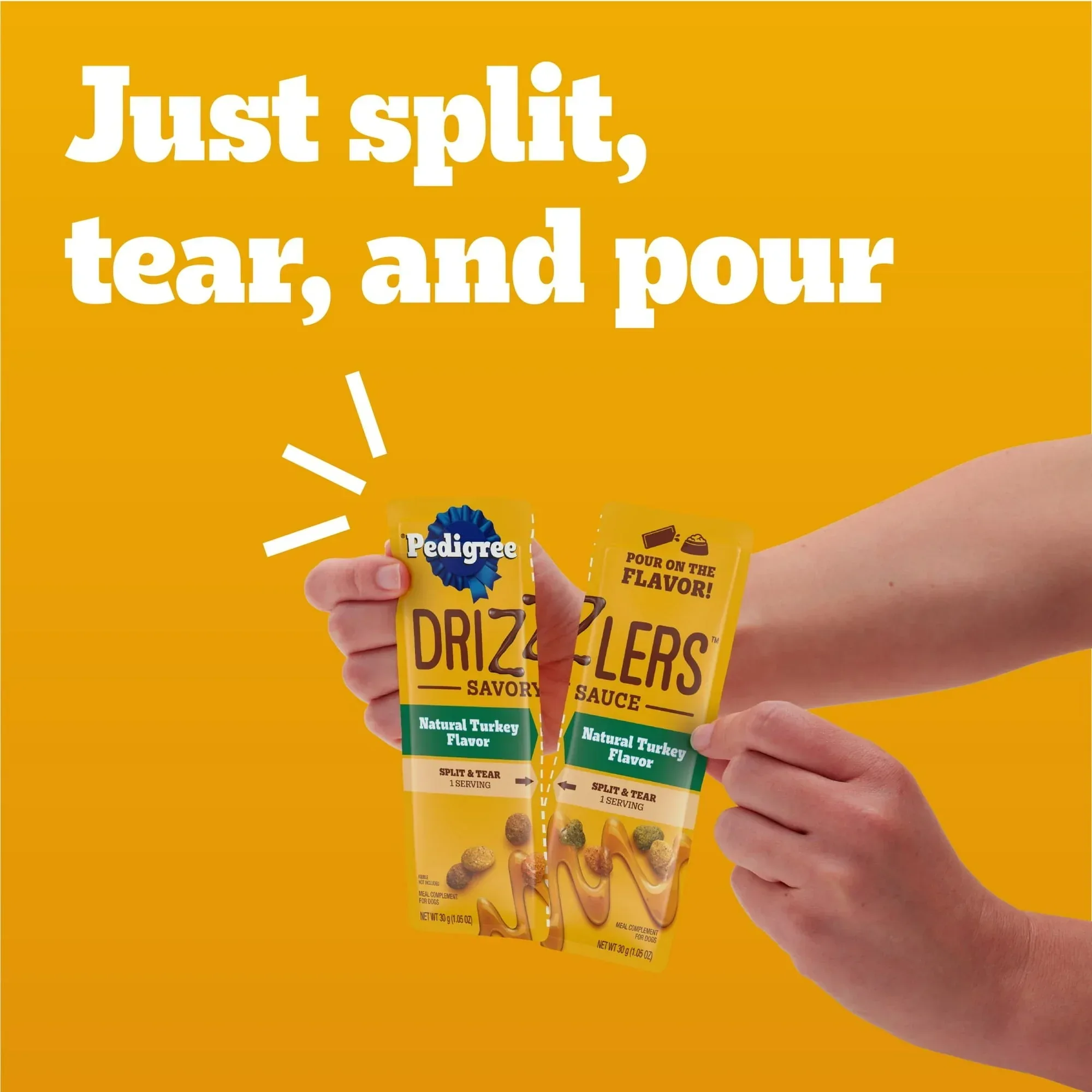 Pedigree Drizzlers Natural Flavor Savory Sauce Wet Dog, 2.1 Oz Twin Pouch (5 Pack) - Image 31