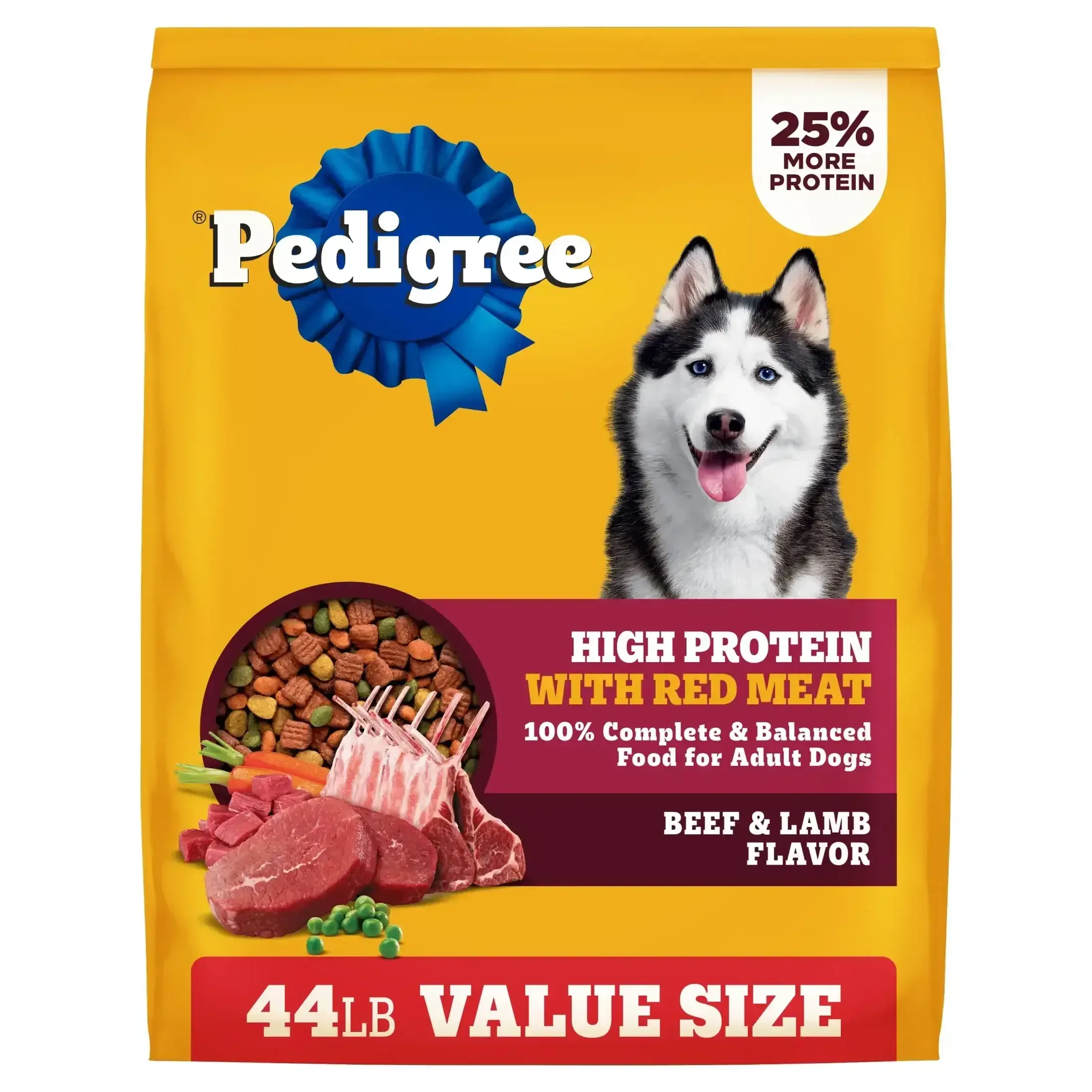 Pedigree High Protein Adult Dry Dog Food, Beef and Lamb Flavor - Image 16