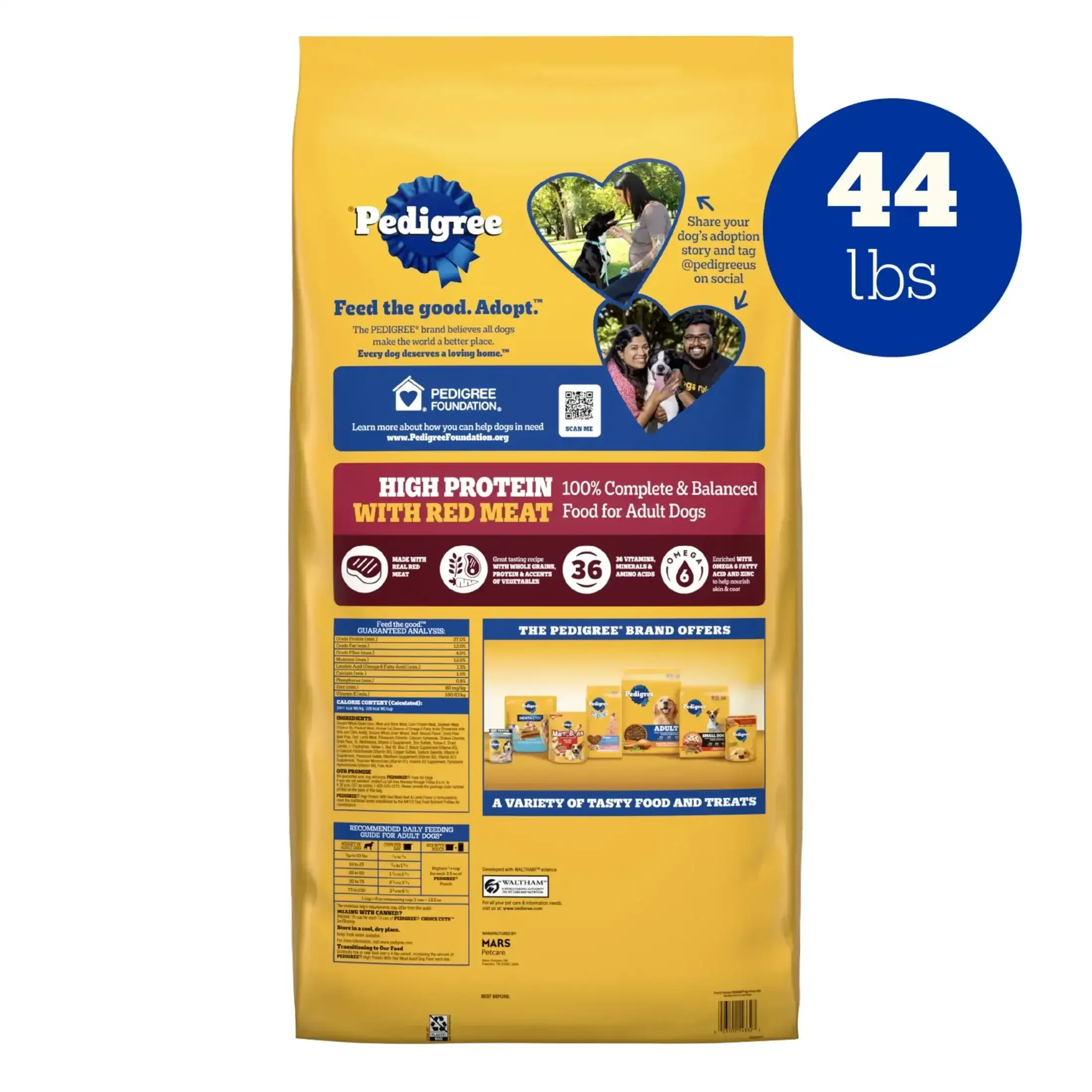 Pedigree High Protein Adult Dry Dog Food, Beef and Lamb Flavor - Image 17