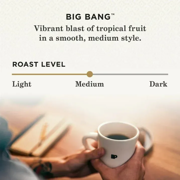 Peet's Coffee Big Bang Premium Medium Roast Single Serve Coffee Pods, 22 Count - Image 7