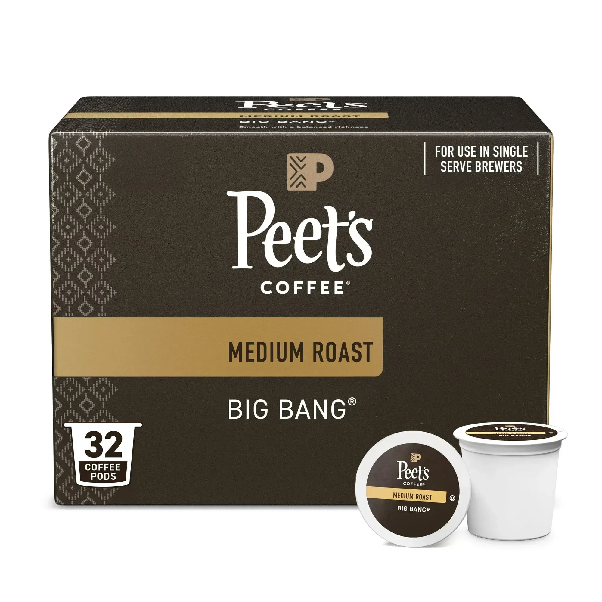 Peet's Coffee Big Bang Premium Medium Roast Single Serve Coffee Pods, 22 Count - Image 9