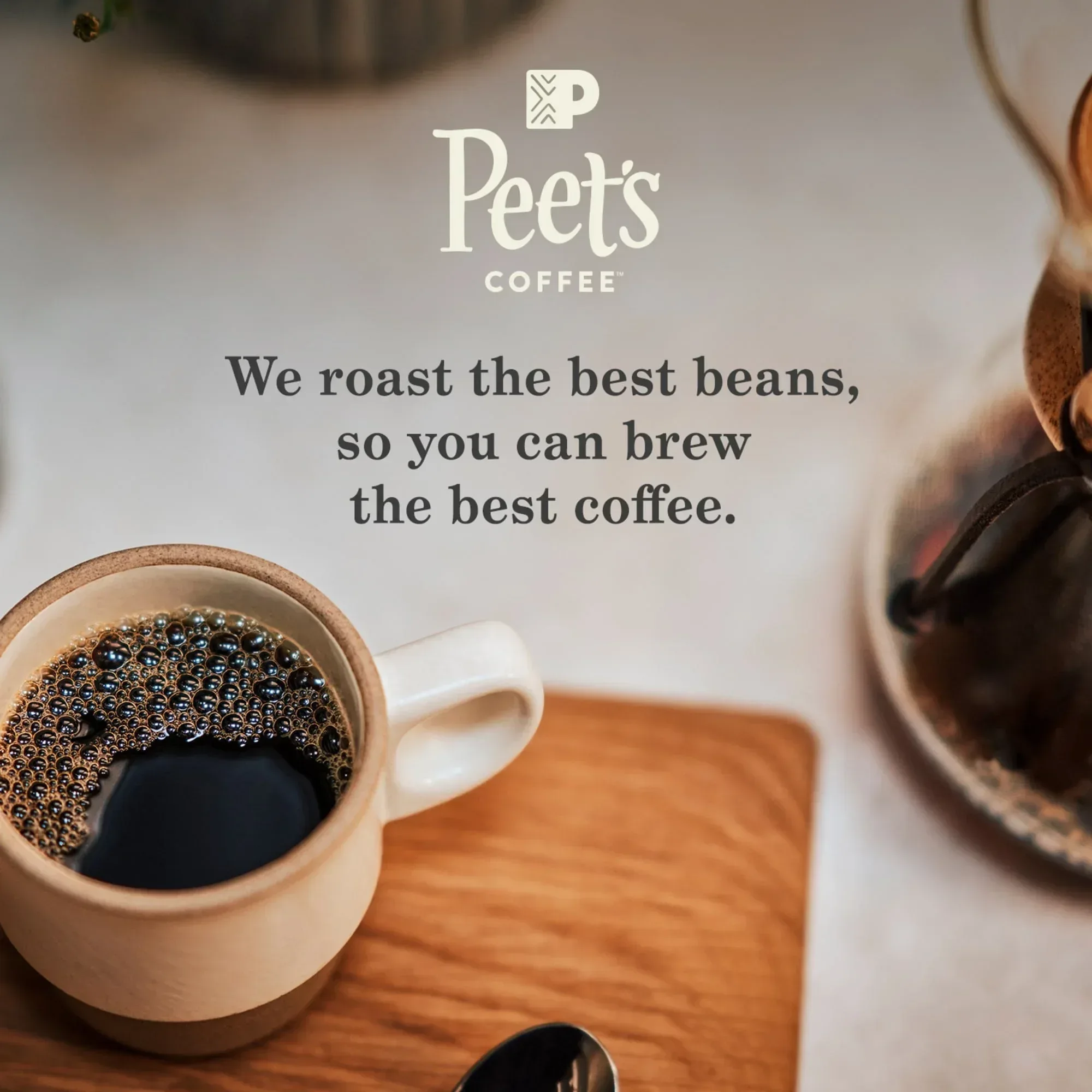 Peet's Coffee French Roast Premium Dark Roast Single Serve Coffee Pods, 22 Count - Image 2