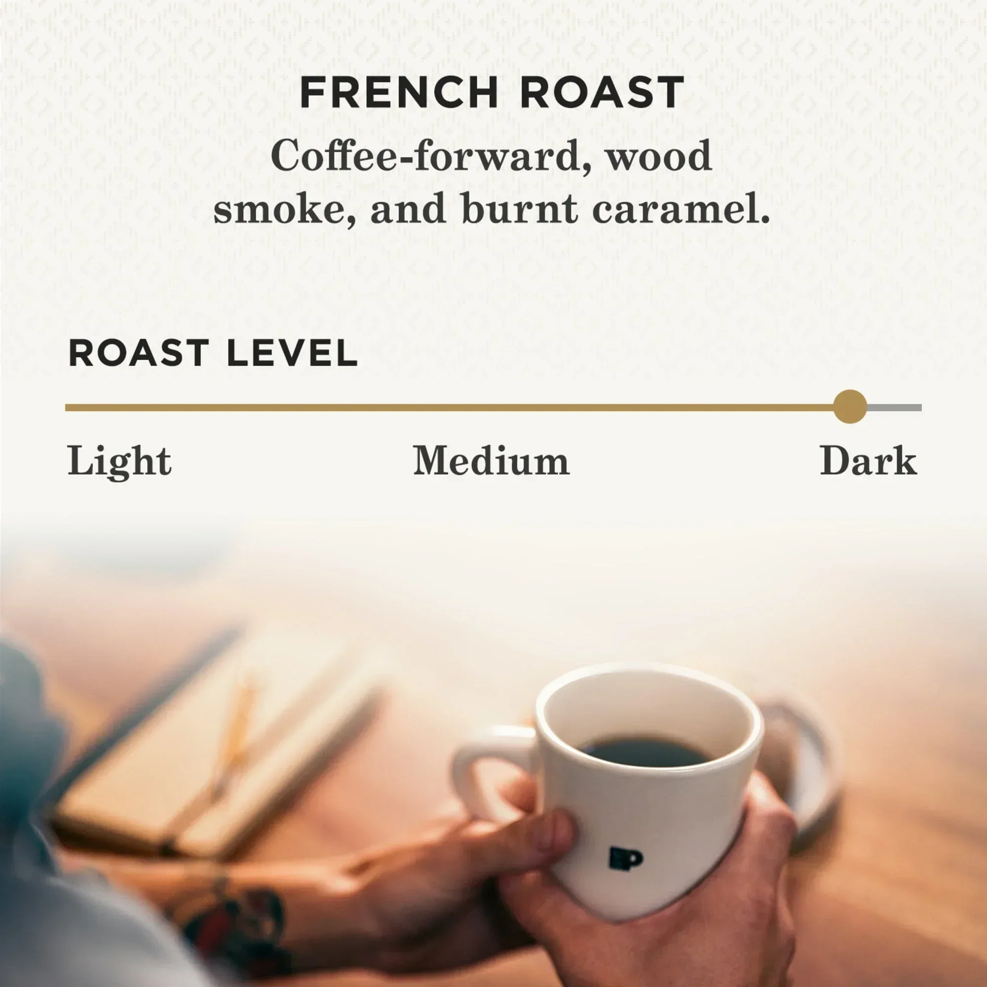 Peet's Coffee French Roast Premium Dark Roast Single Serve Coffee Pods, 22 Count - Image 3
