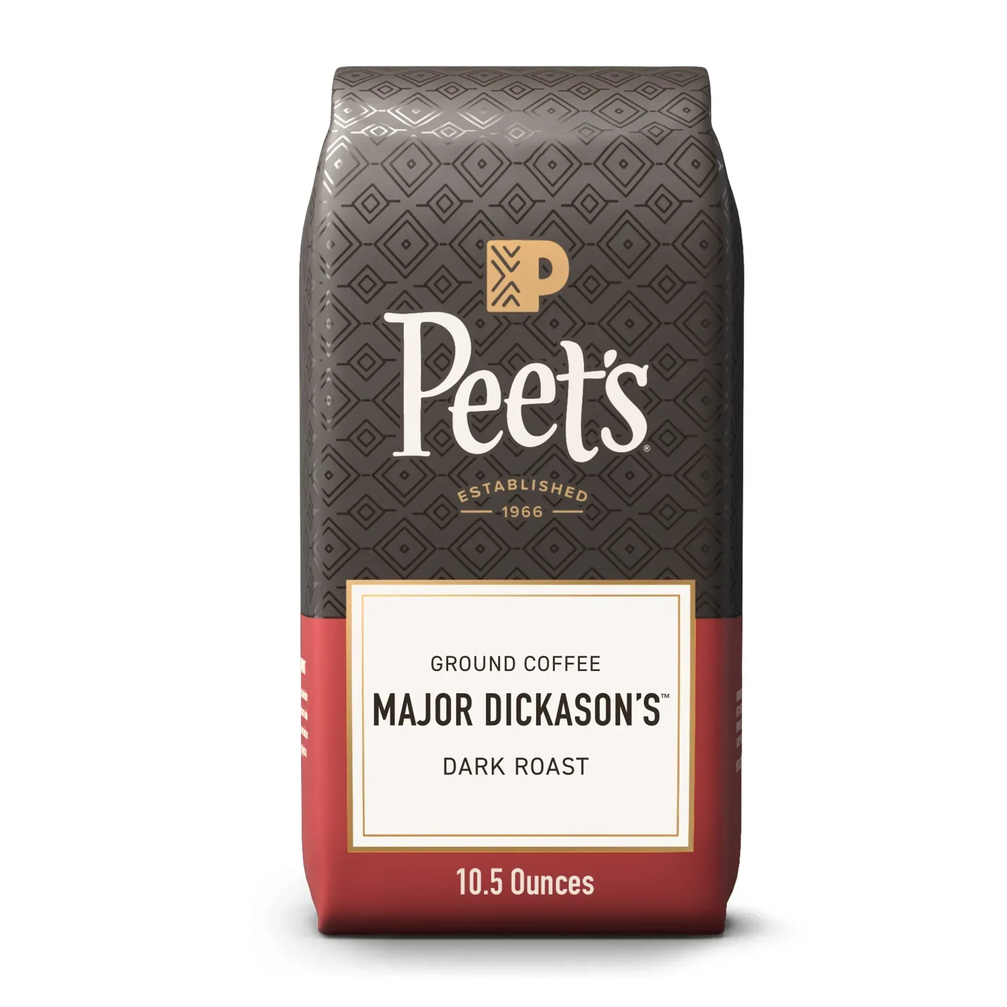 Peet's Coffee Major Dickason's Blend Premium Dark Roast Ground Coffee, Arabica, 10.5 oz - Image 2