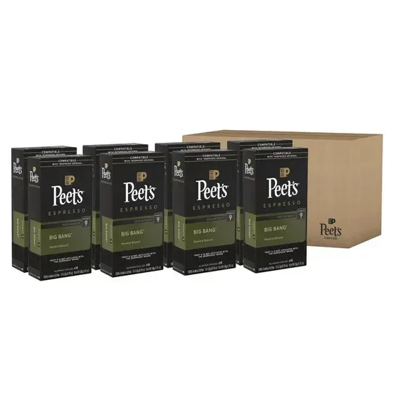 Peet's Coffee Nespresso Compatible Capsules, 80-count, Big Bang - Image 2